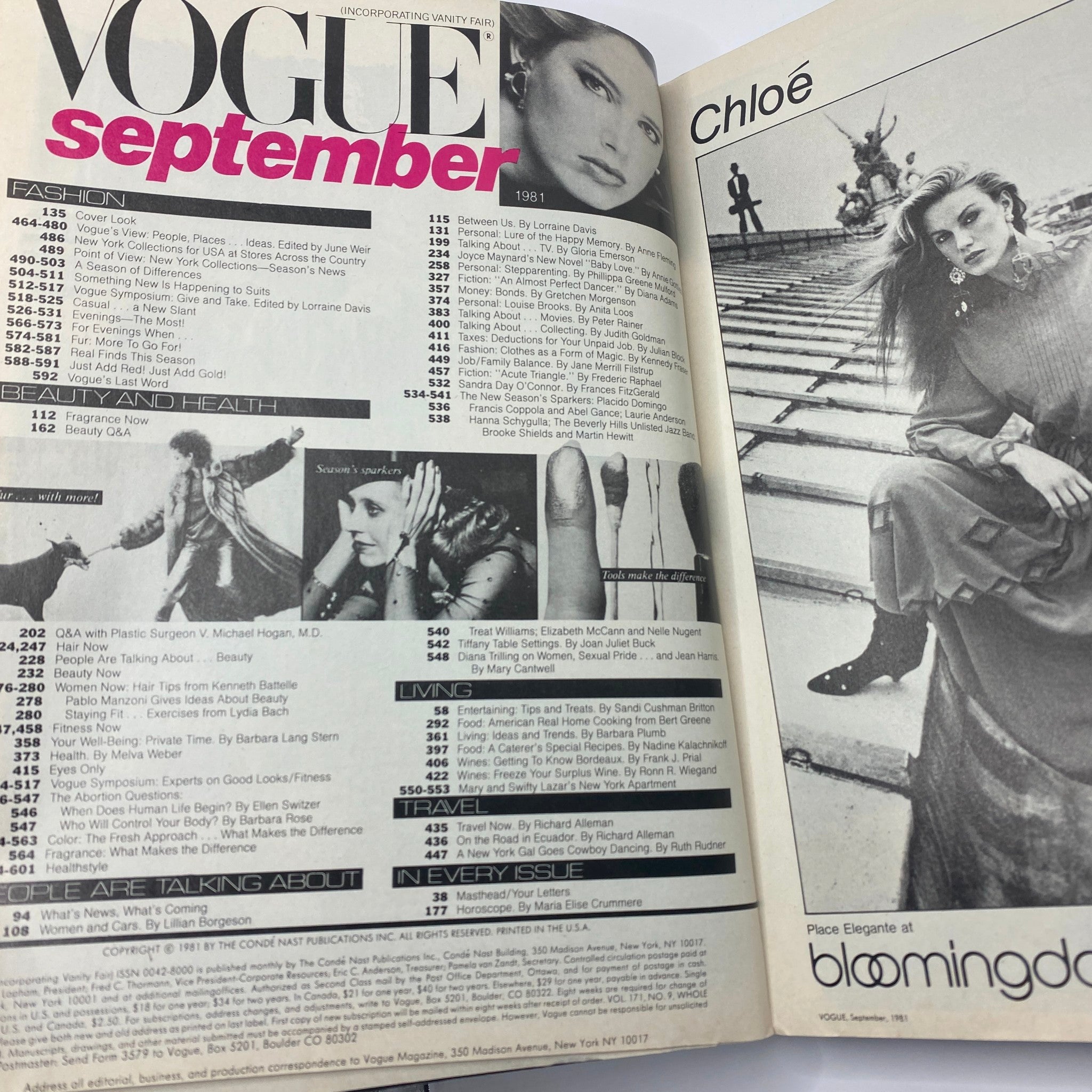 VTG Vogue Magazine September 1981 Brooke Shields by Richard Avedon