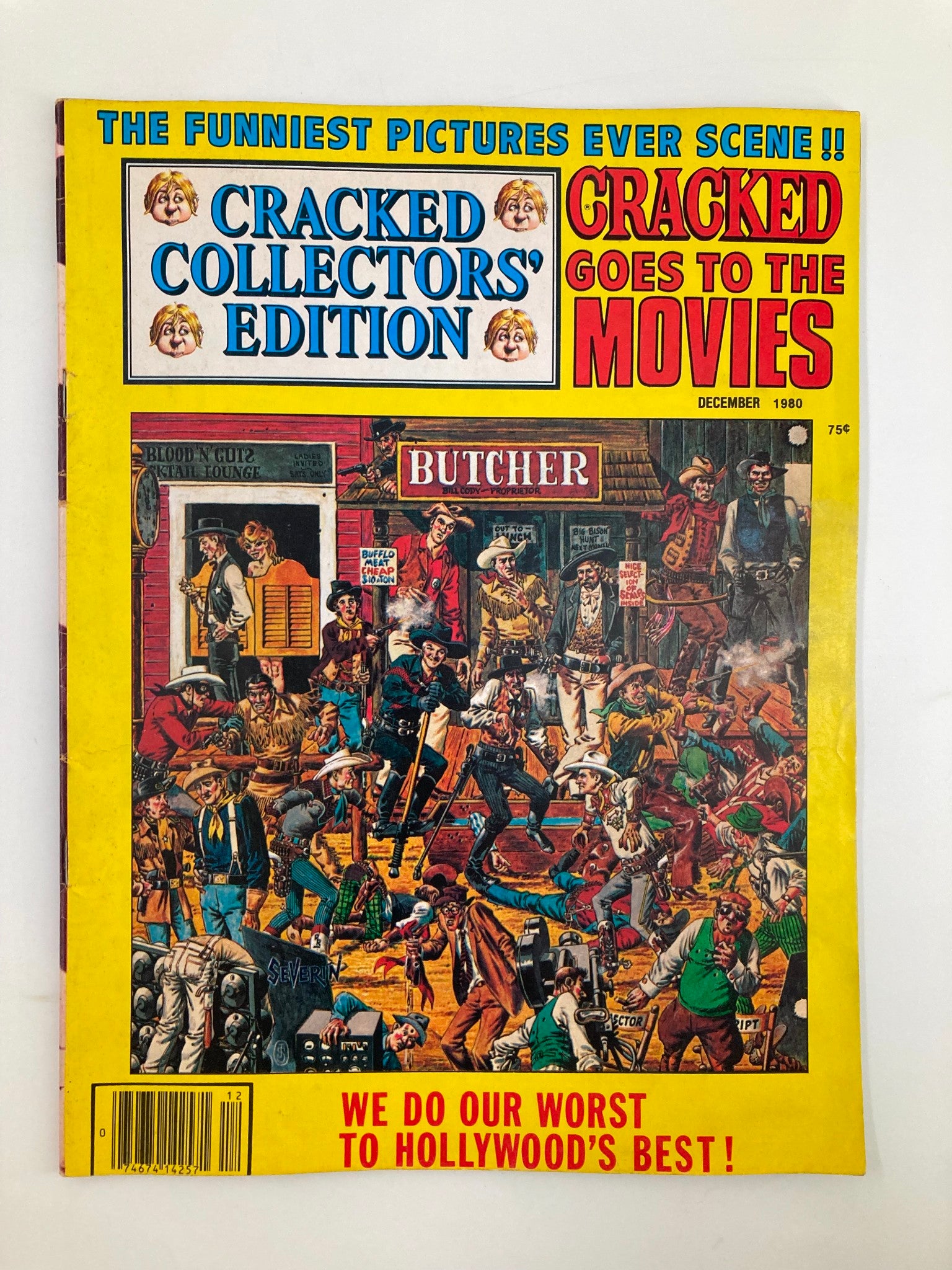 Cracked Humor Magazine December 1980 Worst To Hollywood's Best Fine FN 6.0