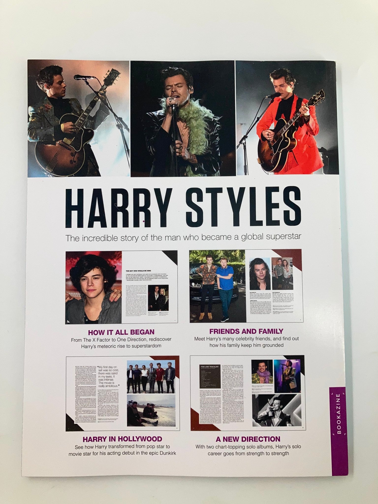 2021 The Unofficial Fanbook Collector's Edition of Harry Styles No Label VG