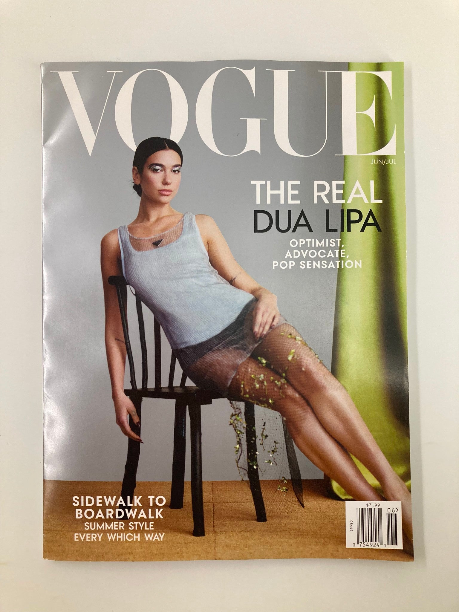 Vogue Magazine June July 2022 The Real Dua Lipa No Label VG