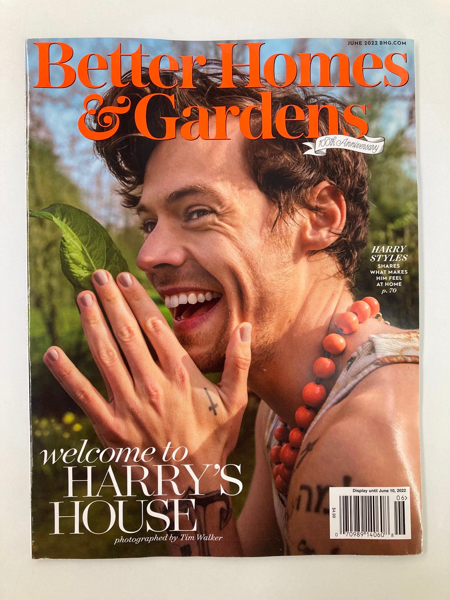 Better Homes & Gardens Magazine June 2022 Harry Styles' House No Label VG