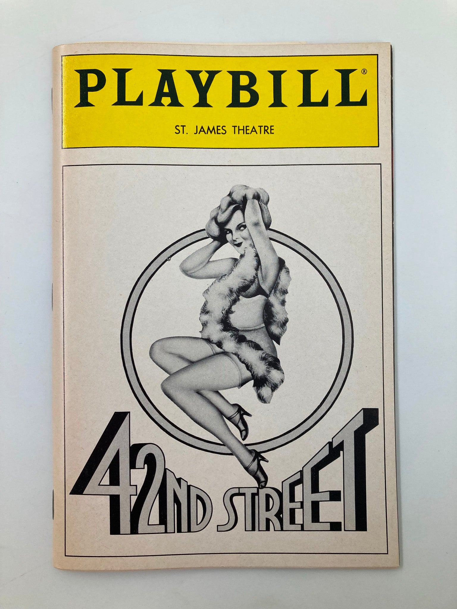 1987 Playbill St. James Theatre 42nd Street Elizabeth Allen, Jamie Ross VG