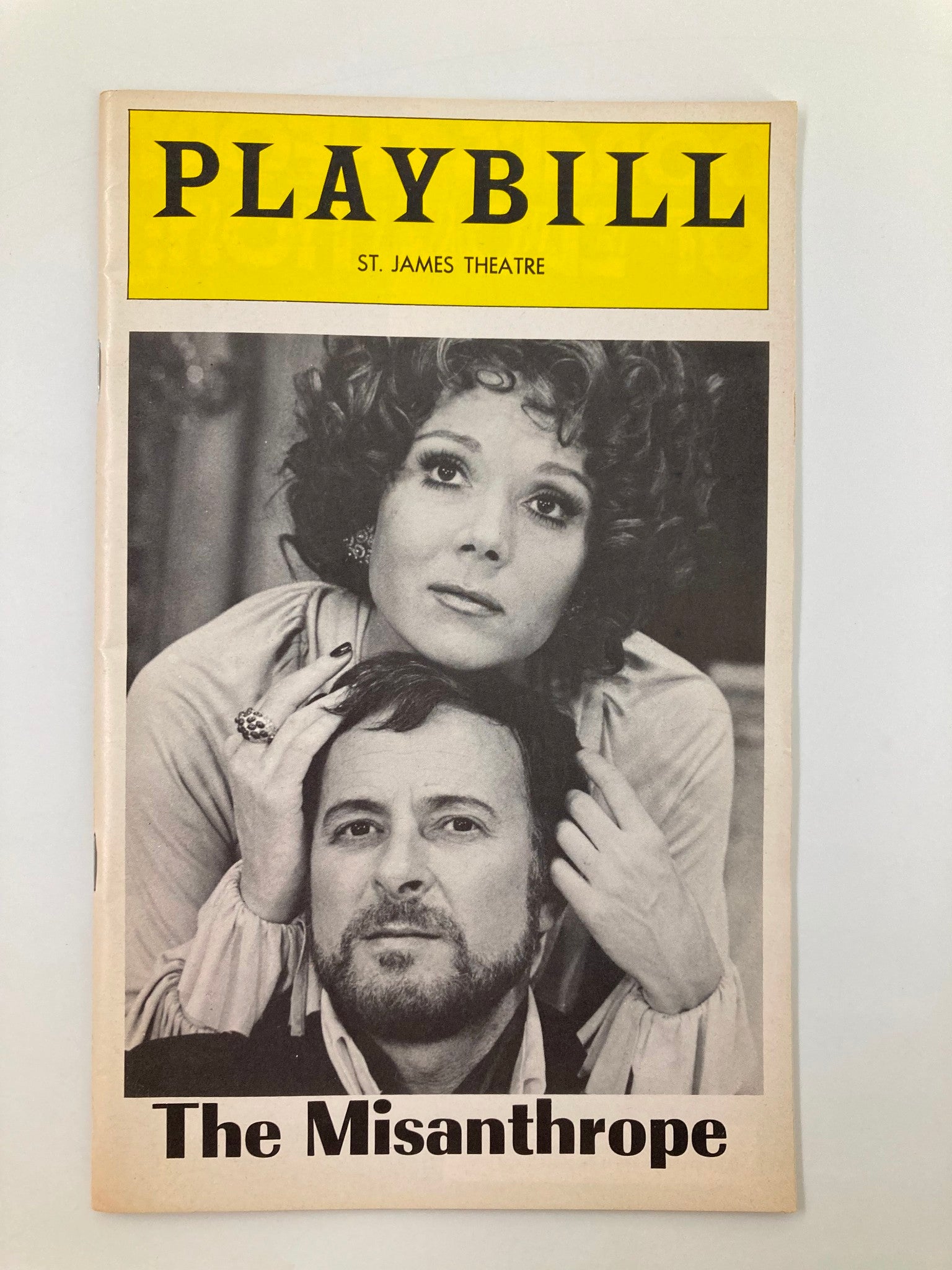 1975 Playbill St. James Theatre The Misanthrope Diana Rigg, Alec McCowen VG