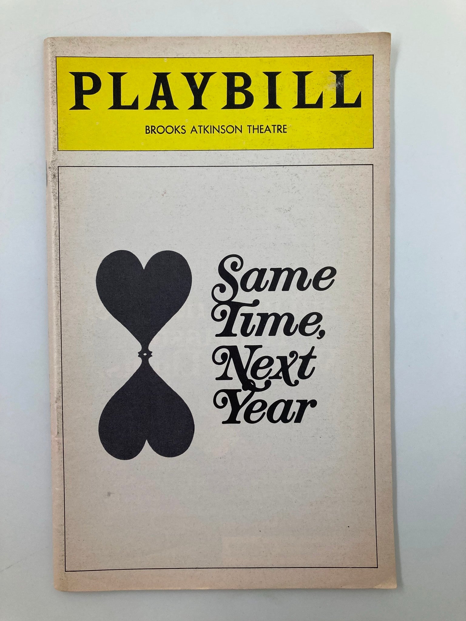 1977 Playbill Brooks Atkinson Theatre Same Time Next Year Hope Lange Don Murray