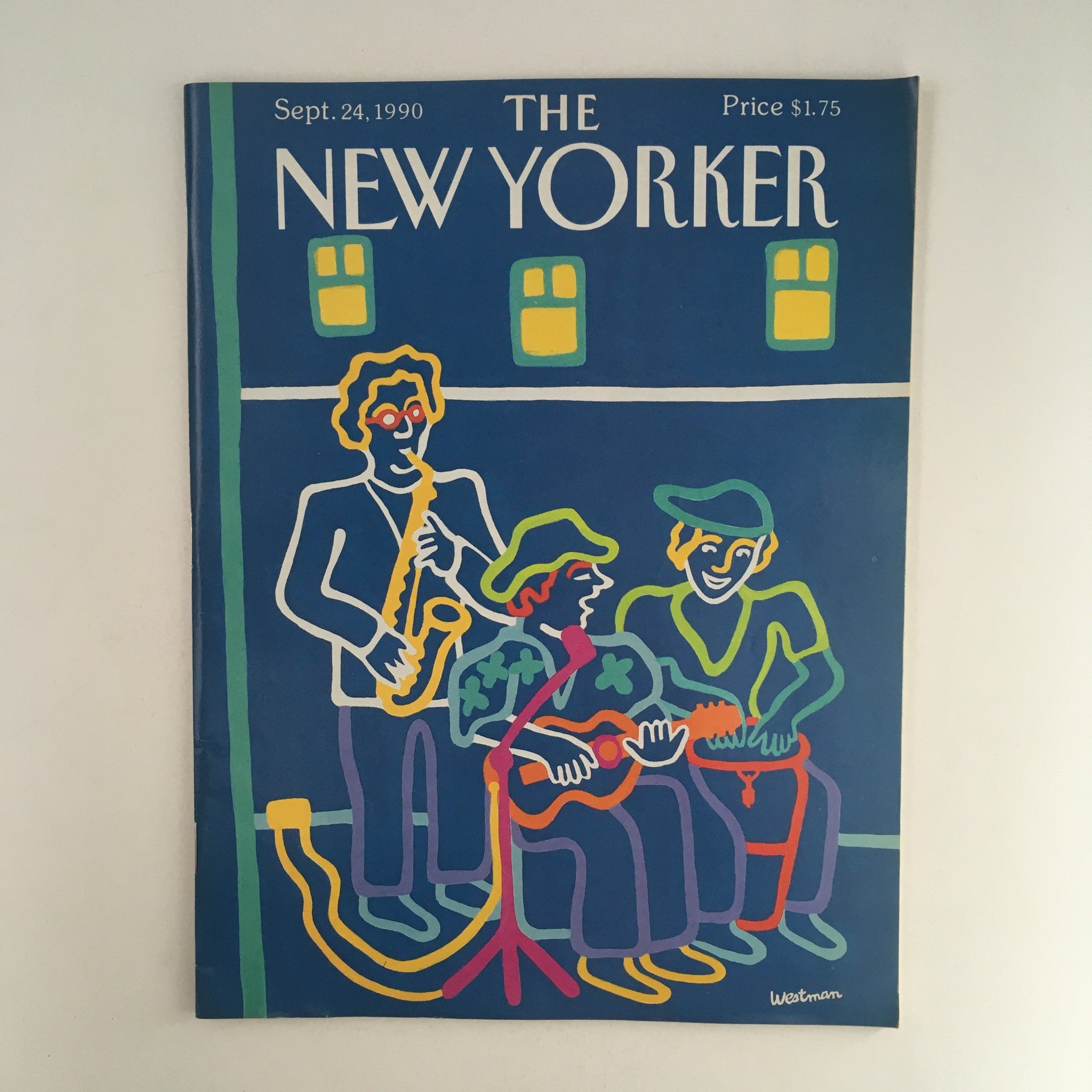 The New Yorker September 24 1990 Full Magazine Theme Cover by Barbara Westman VG