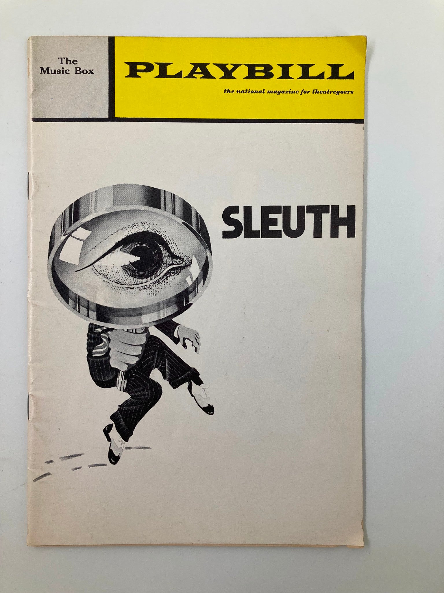 1971 Playbill The Music Box Sleuth Anthony Quayle, Keith Baxter VG