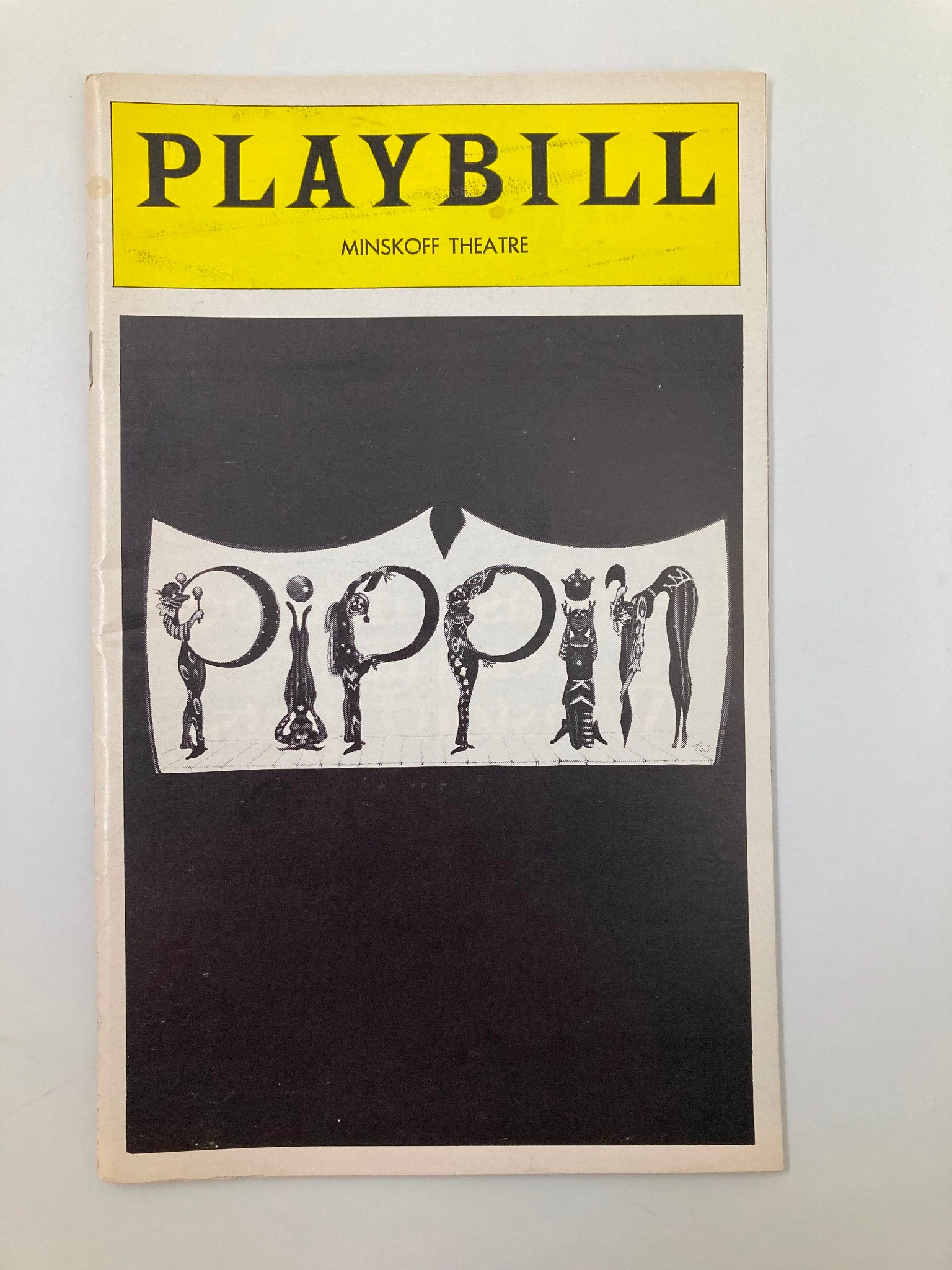 1977 Playbill Minskoff Theatre Pippin A Musical Comedy Eric Berry, Joy Franz VG