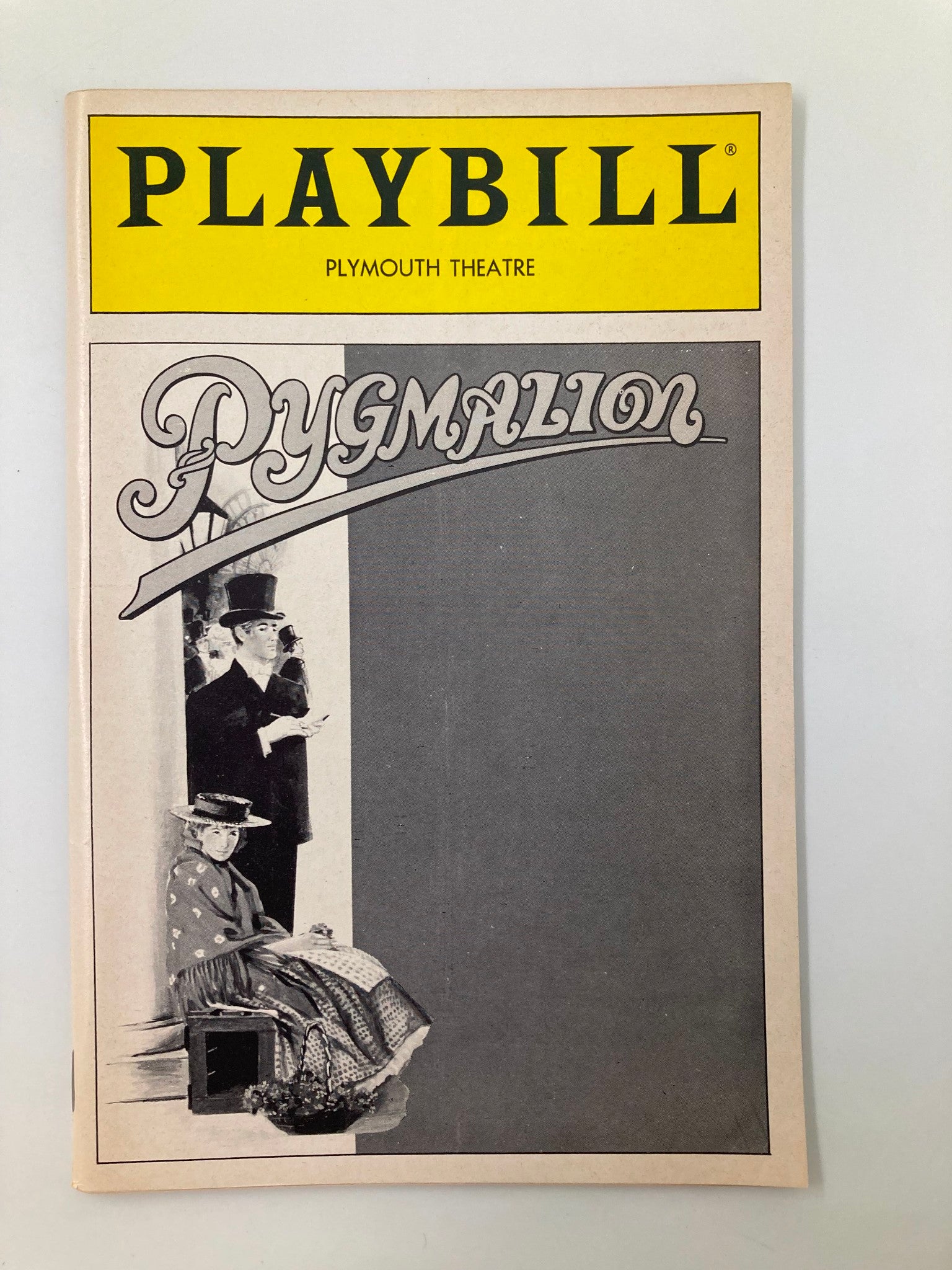 1987 Playbill Plymouth Theatre Pygmalion Peter O'Toole, Amanda Plummer VG