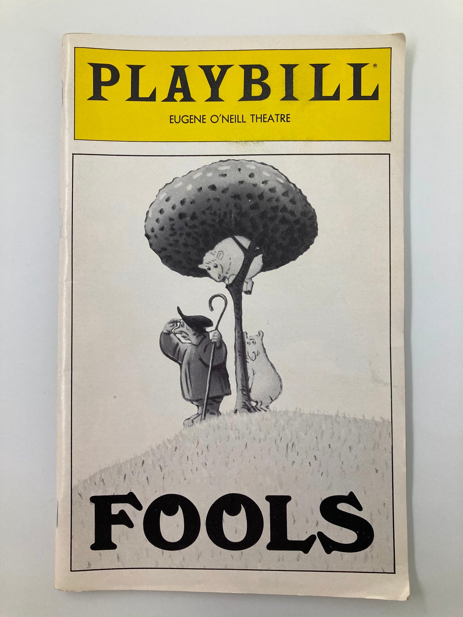 1981 Playbill Eugene O'Neil Theatre Fools Harold Gould, Mary Louise Wilson