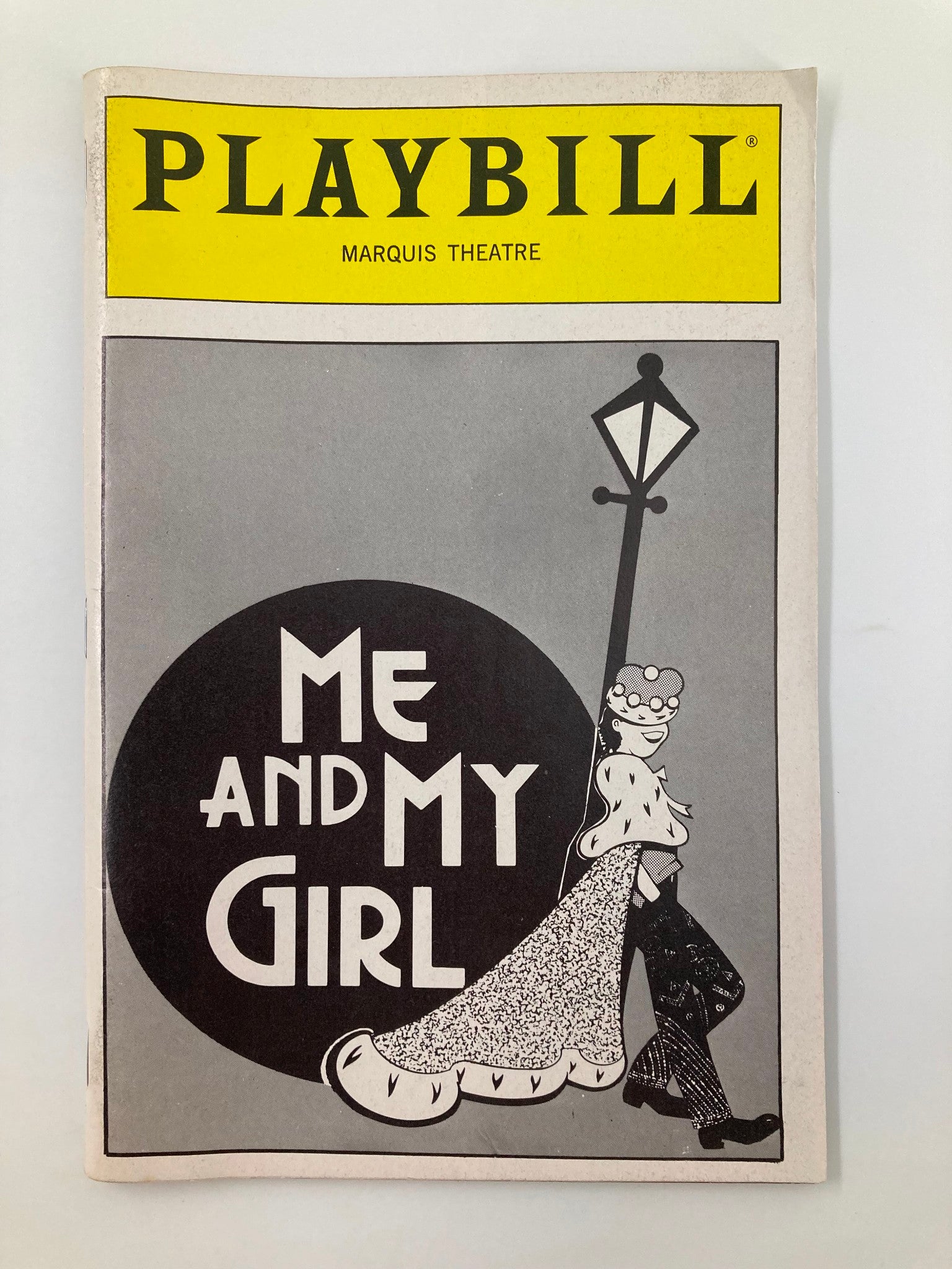 1988 Playbill Marquis Theatre Me and My Girl Jane Connell, Edward Hibbert