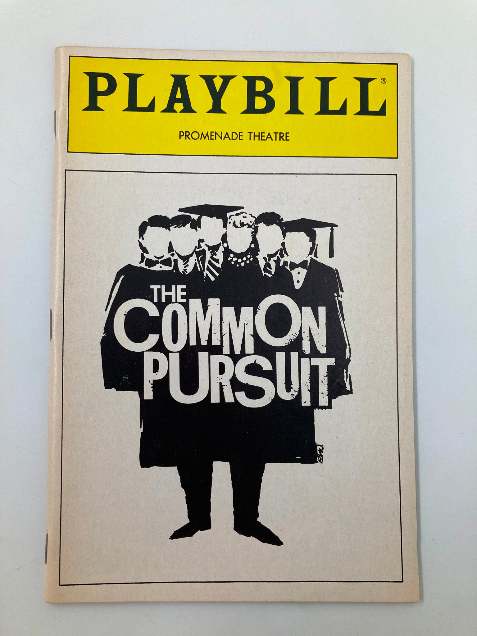 1987 Playbill Promenade Theatre The Common Pursuit Dylan Baker, Judy Geeson VG