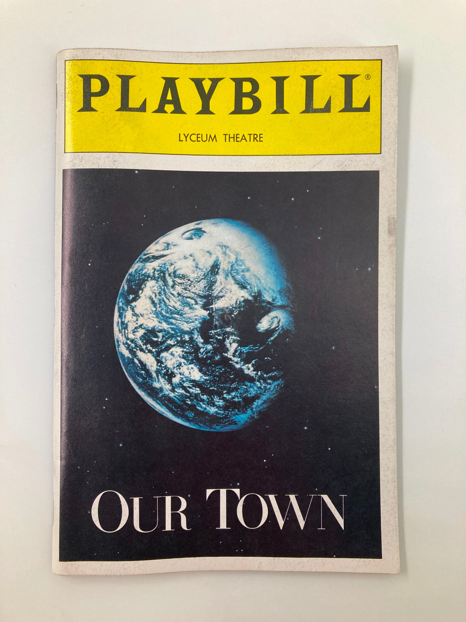 1988 Playbill Lyceum Theatre Our Town Bill Alton, Michael Barrett, Tom Brennan