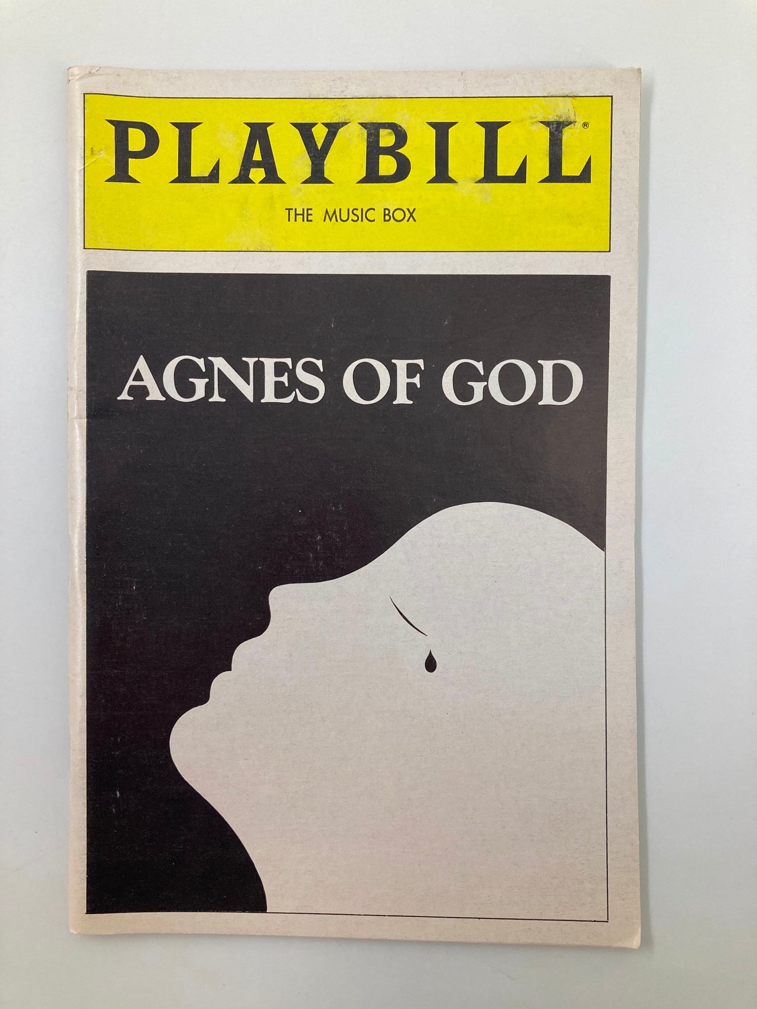 1982 Playbill The Music Box Agnes of God Elizabeth Ashley, Geraldine Page