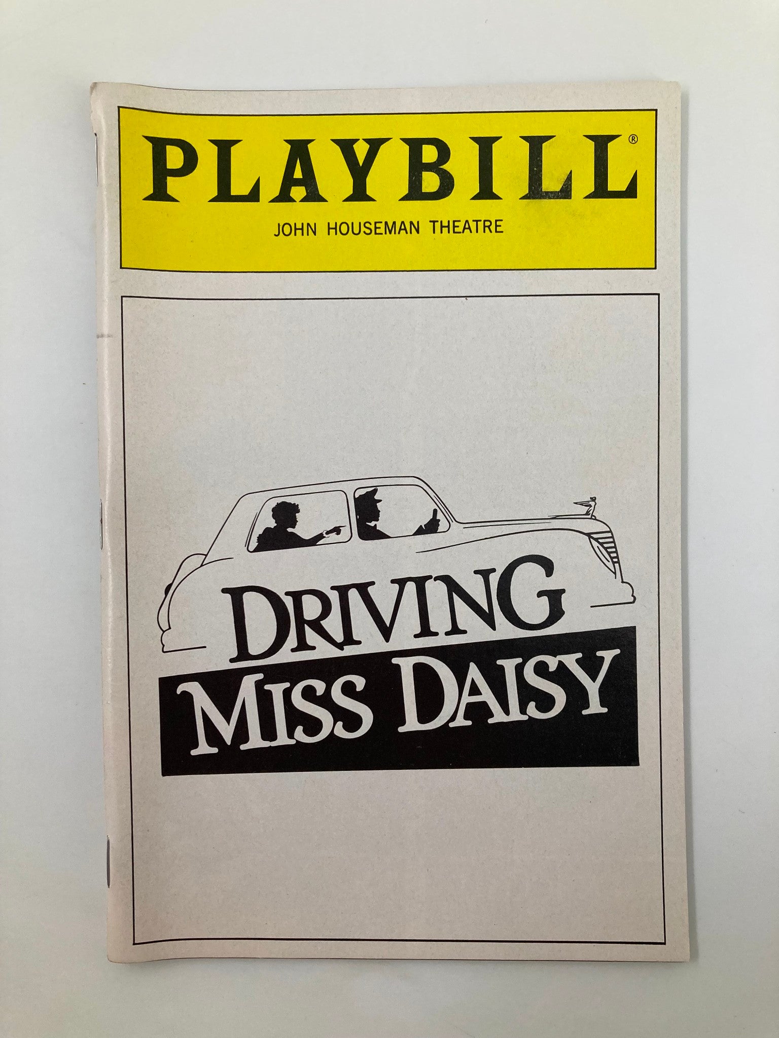 1988 Playbill John Houseman Theatre Driving Miss Daisy Frances Sternhagen