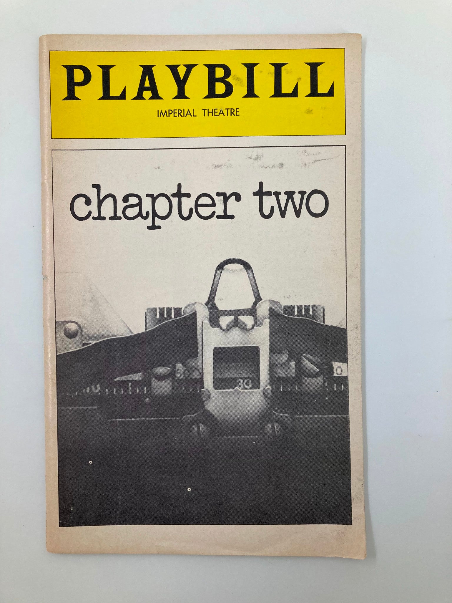 1978 Playbill Imperial Theatre Chapter Two Judd Hirsch, Anta Gillette