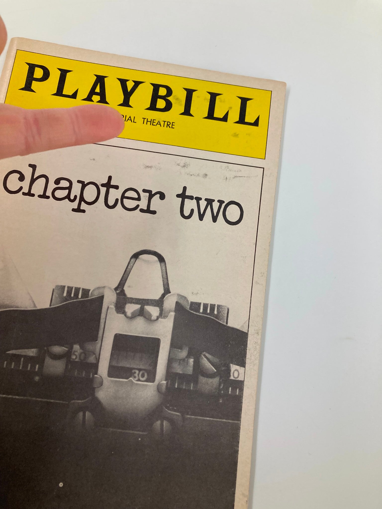 1978 Playbill Imperial Theatre Chapter Two Judd Hirsch, Anta Gillette