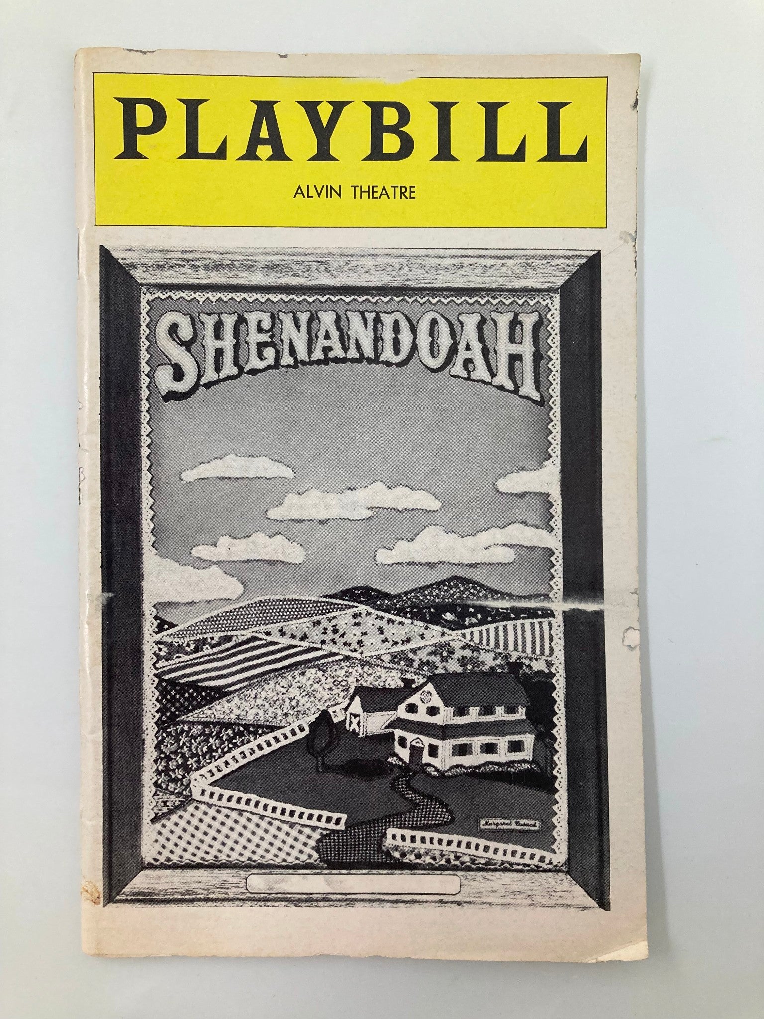 1976 Playbill Alvin Theatre Shenandoah John Cullum, Donna Theodore, Ted Agress