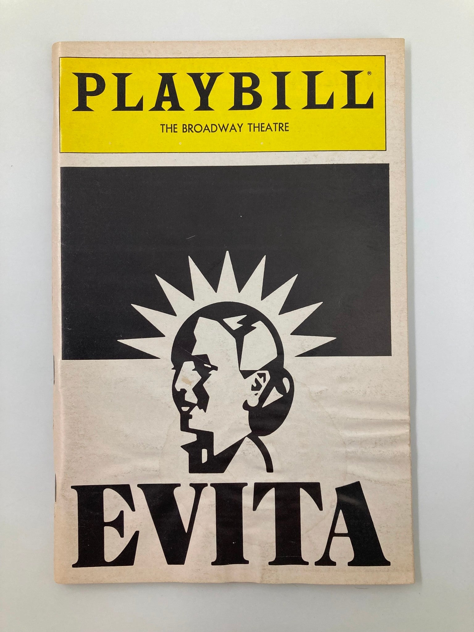 1982 Playbill Broadway Theatre Evita Loni Ackerman Anthony Crivello David Cryer