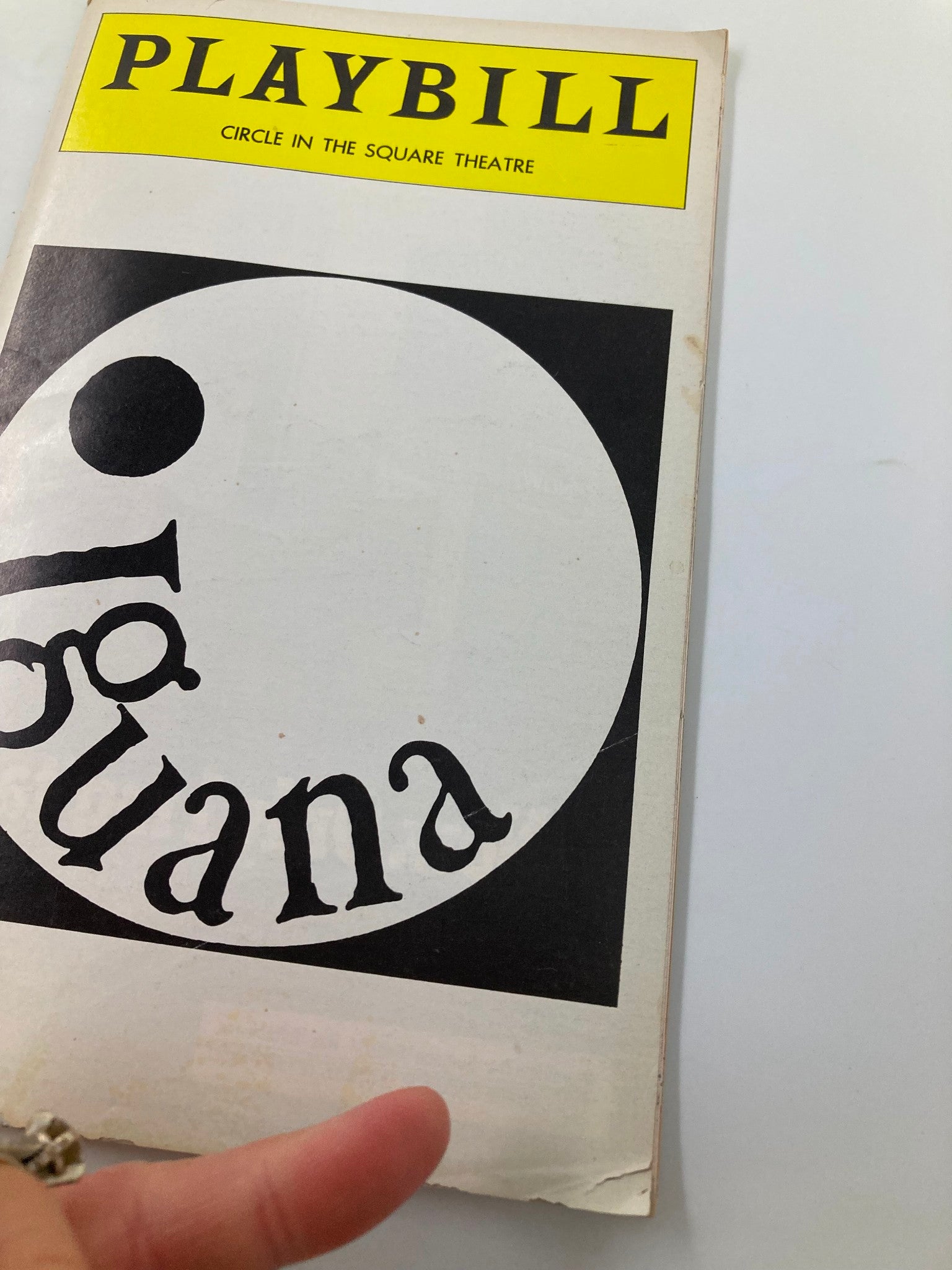 1977 Playbill Circle in the Square Theatre The Night of the Iguana Sylvia Miles