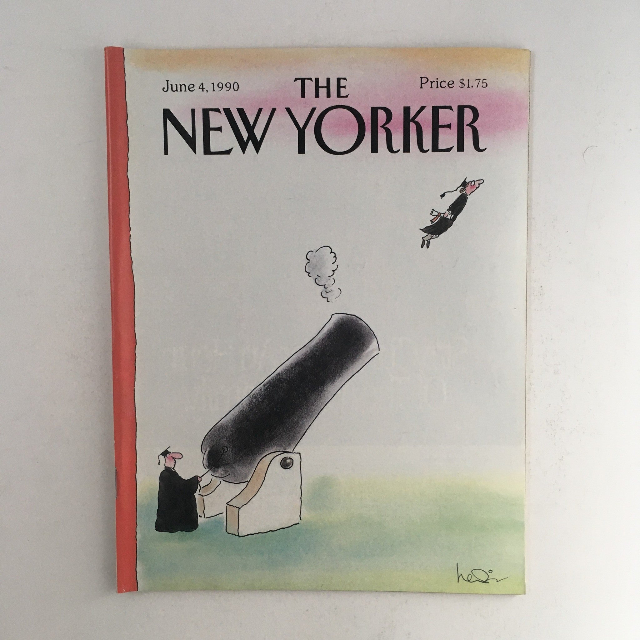 The New Yorker June 4 1990 Full Magazine Theme Cover by Arnie Levin No Label