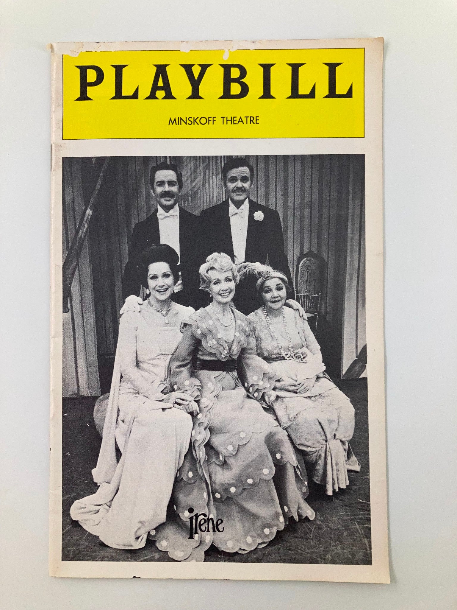 1974 Playbill Minskoff Theatre Irene A Musical Comedy George Irving Ron Hussmann