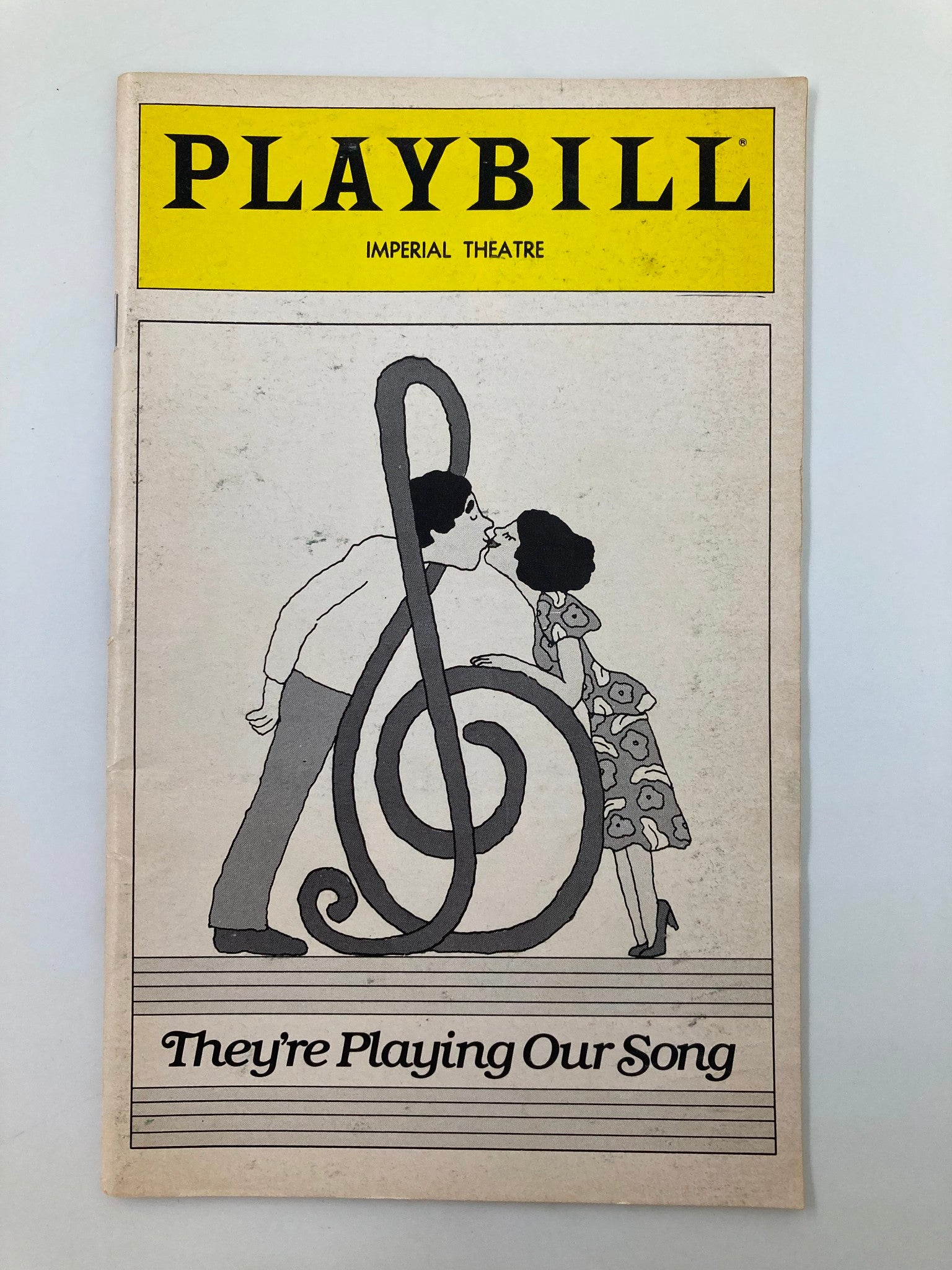 1980 Playbill Imperial Theatre They're Playing Our Song Lucie Arnaz Tony Roberts