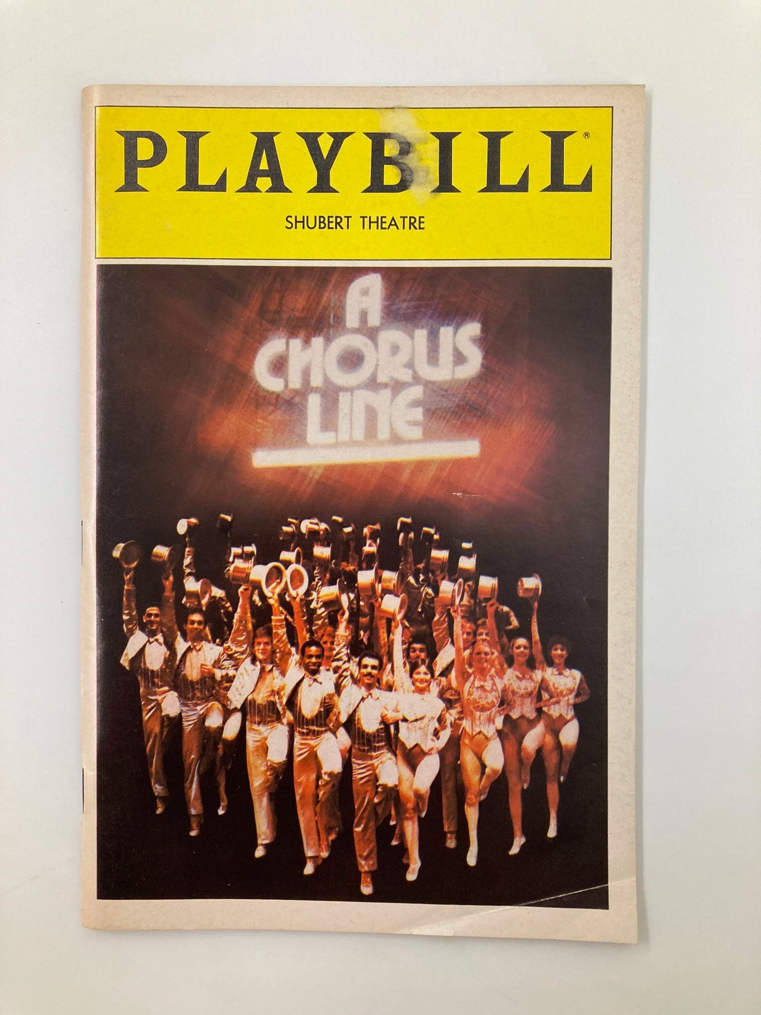 1983 Playbill Sam S. Shubert Theatre A Chorus Line Tommy Aguilar Buddy Balou