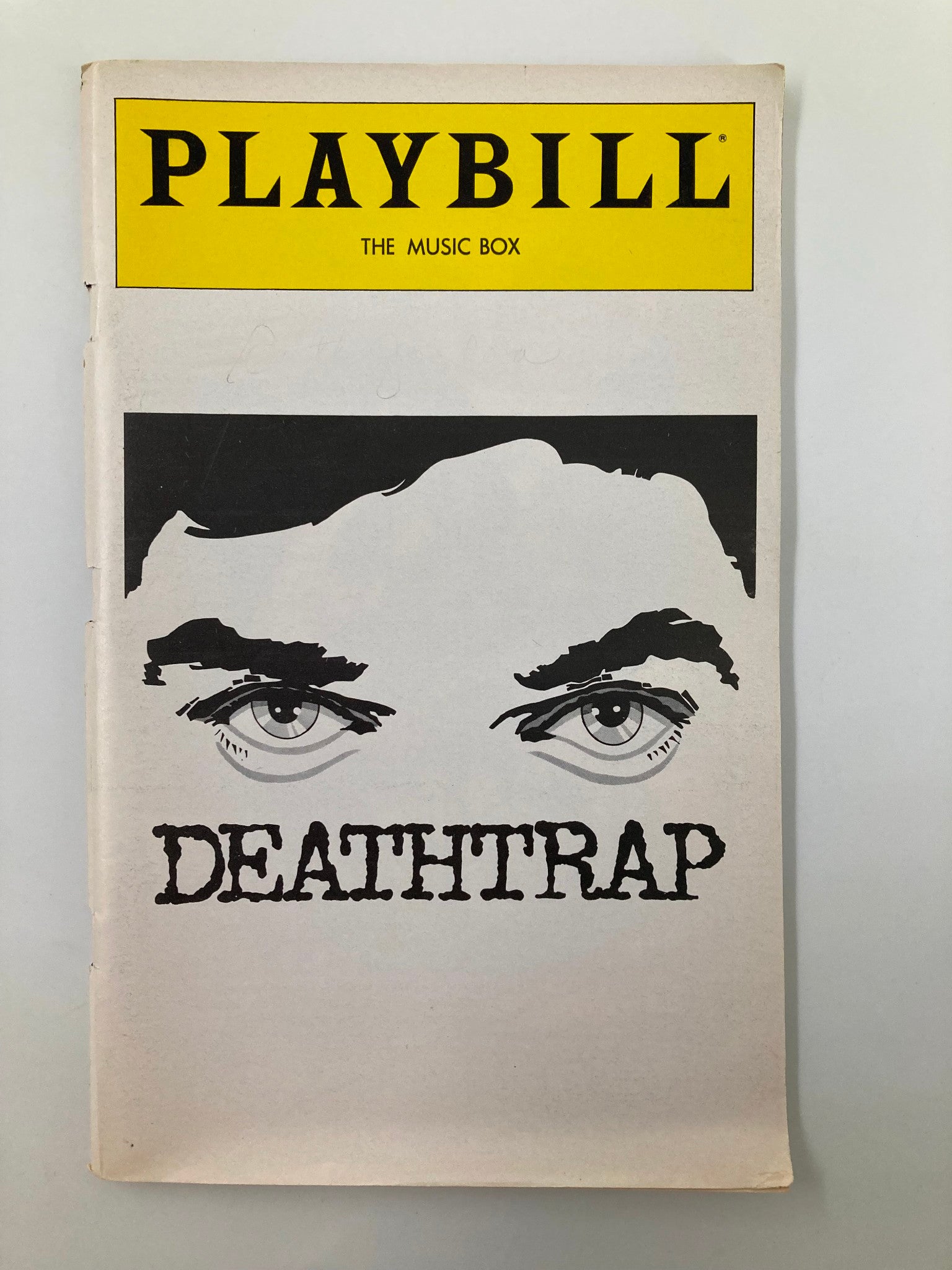 1979 Playbill The Music Box Ira Levin's Death Trap Marian Seldes Steve Bassett