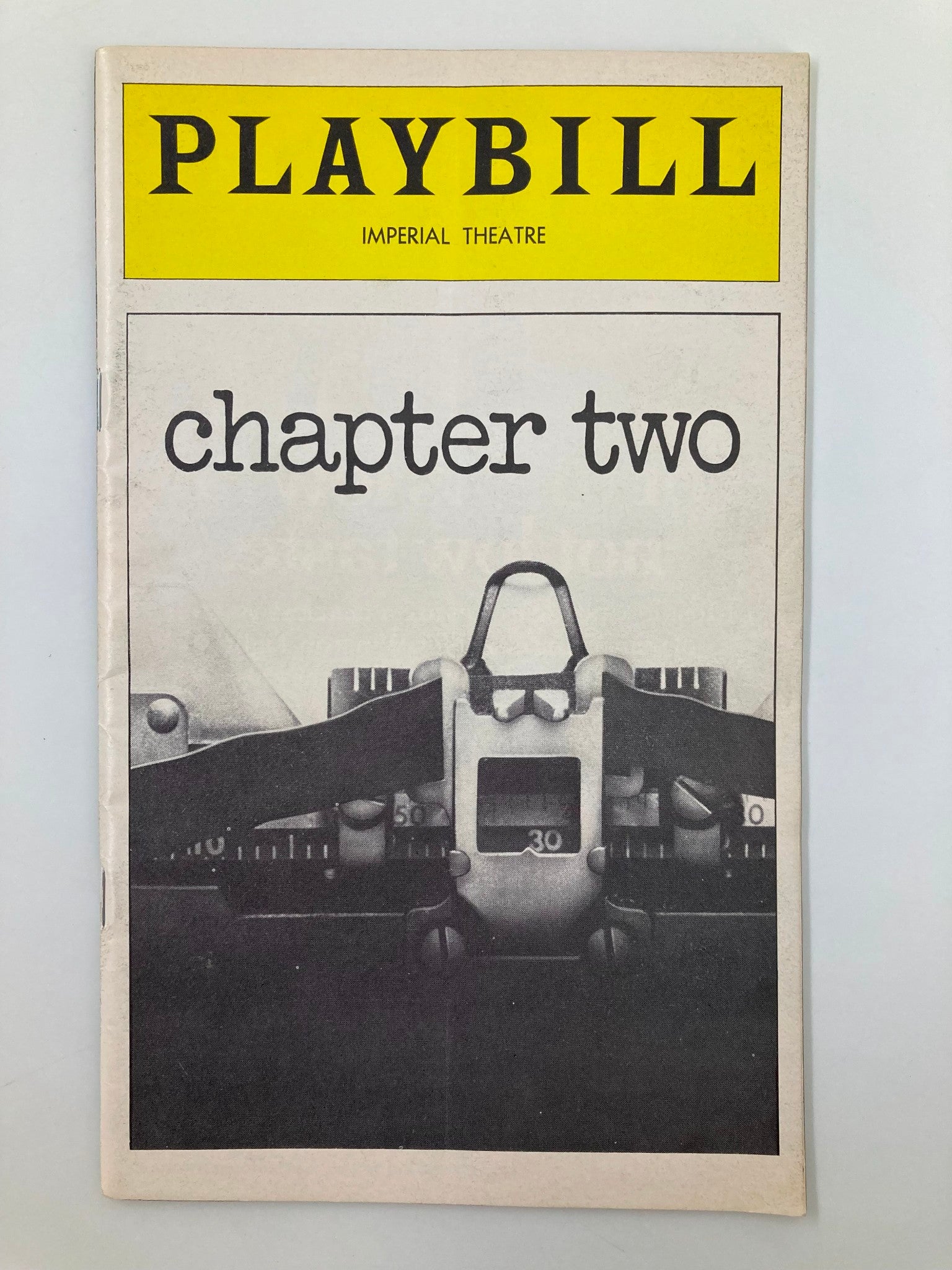 1978 Playbill Imperial Theatre Neil Simon's Chapter Two Judd Hirsch Cliff Gorman