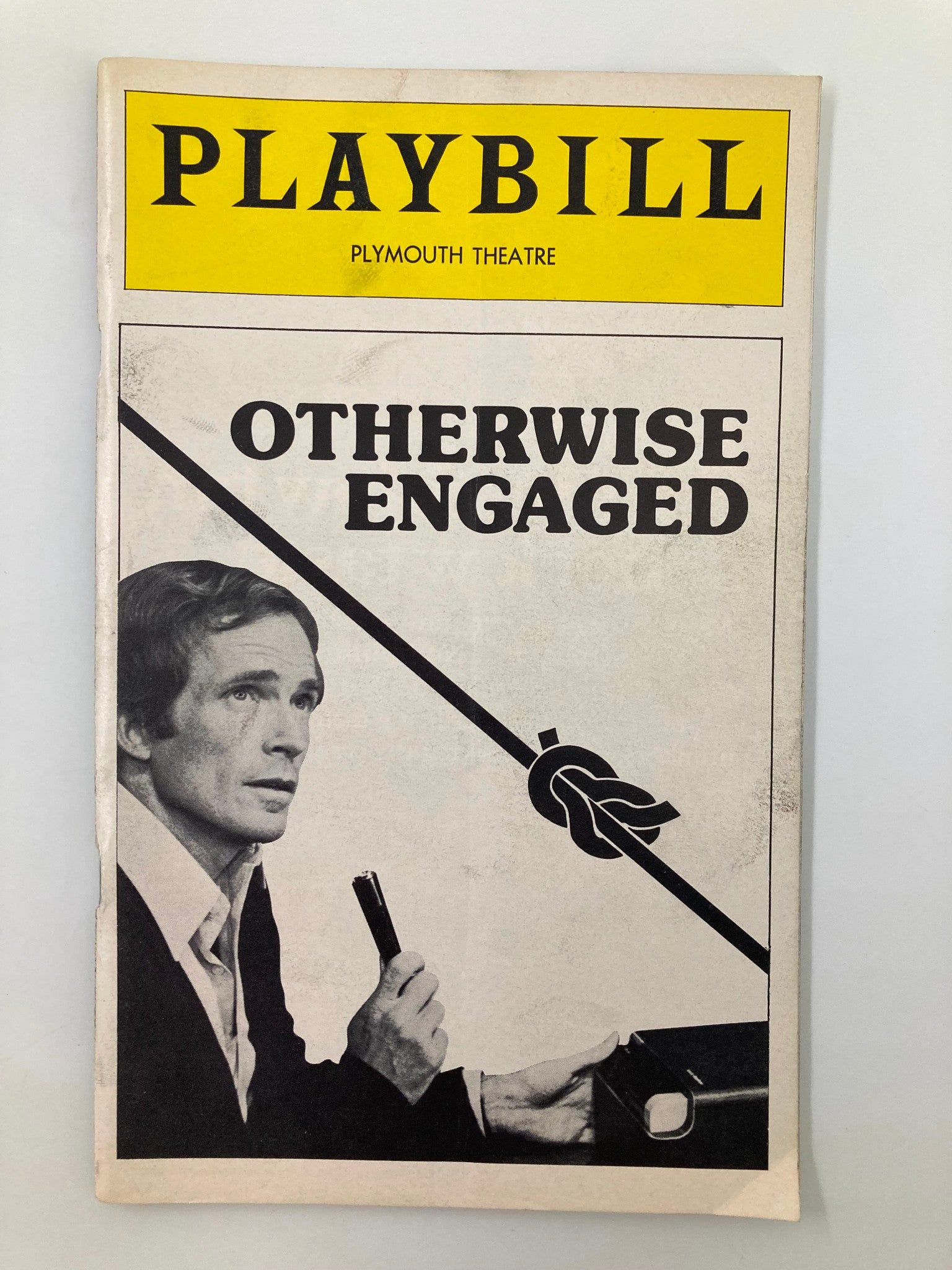 1977 Playbill Plymouth Theatre Otherwise Engaged Dick Cavett, Jonathan Hogan