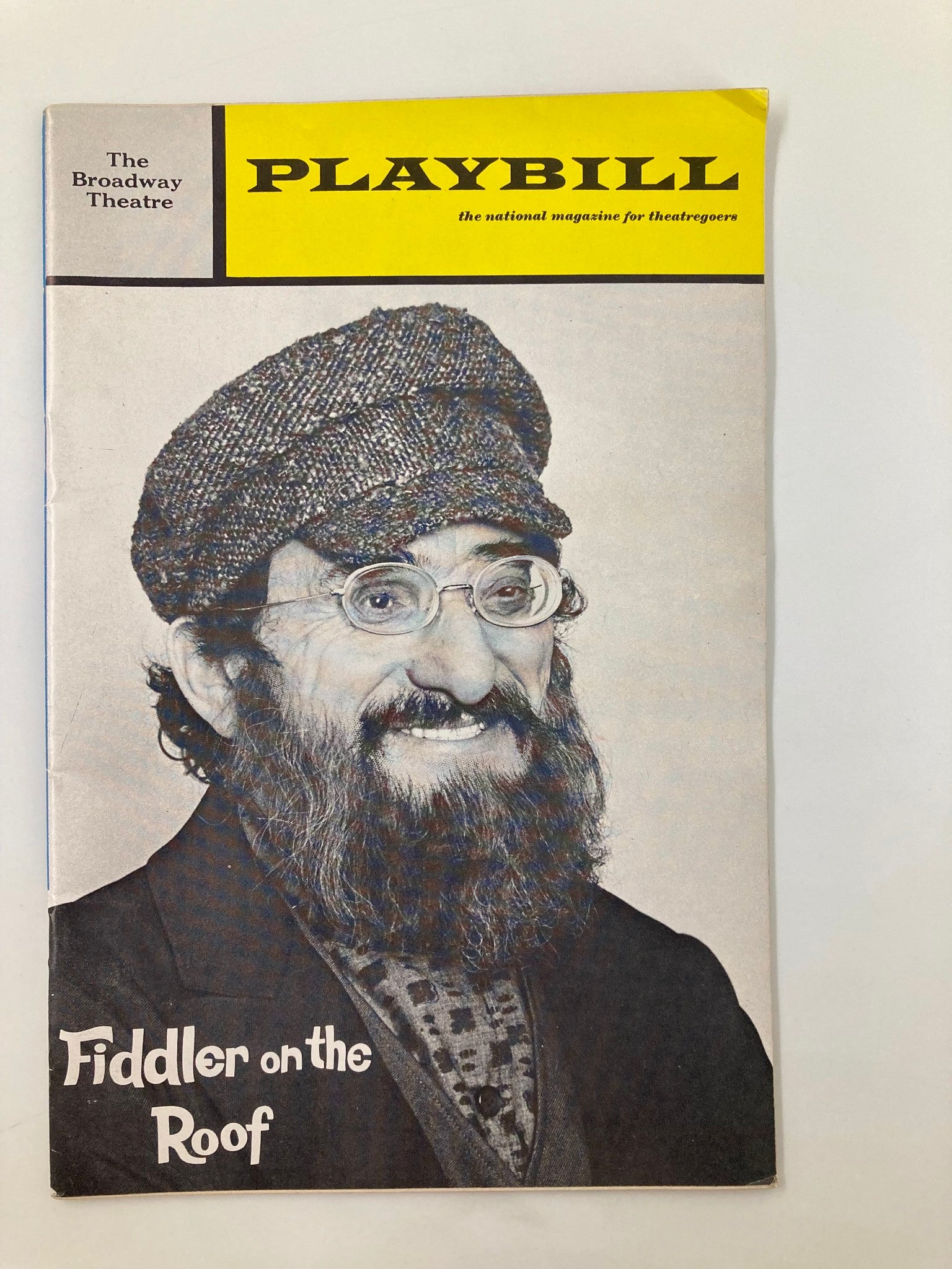 1972 Playbill Broadway Theatre Fiddler on the Roof Jan Peerce, Mimi Randolph