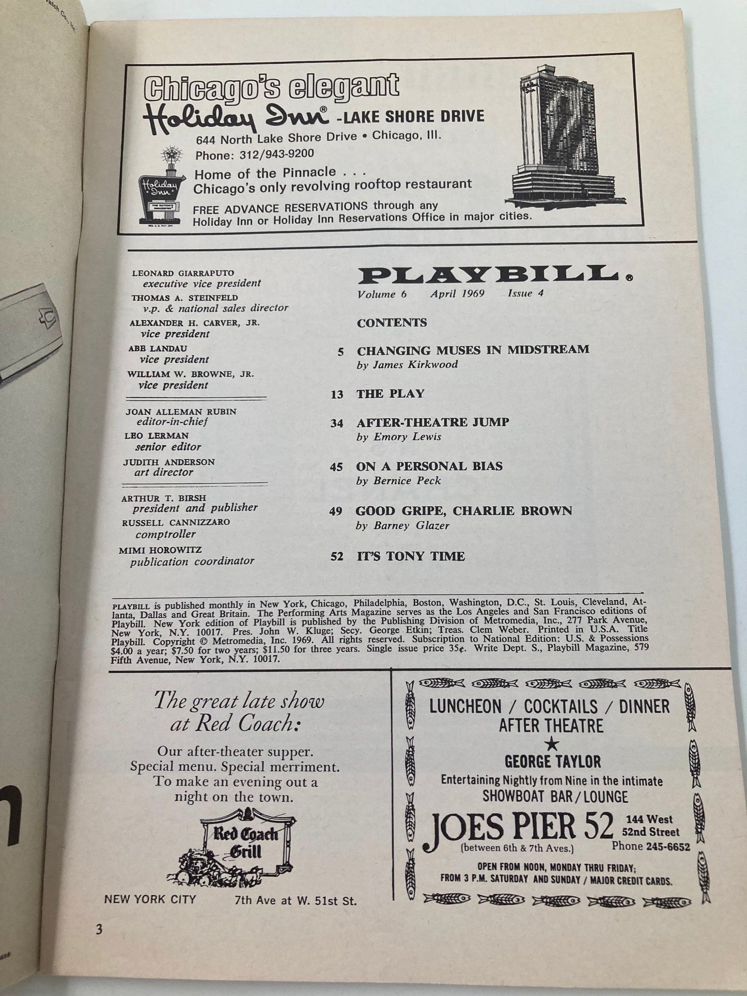 1969 Playbill Sam S. Shubert Theatre Promises, Promises Edward Winter, Paul Reed