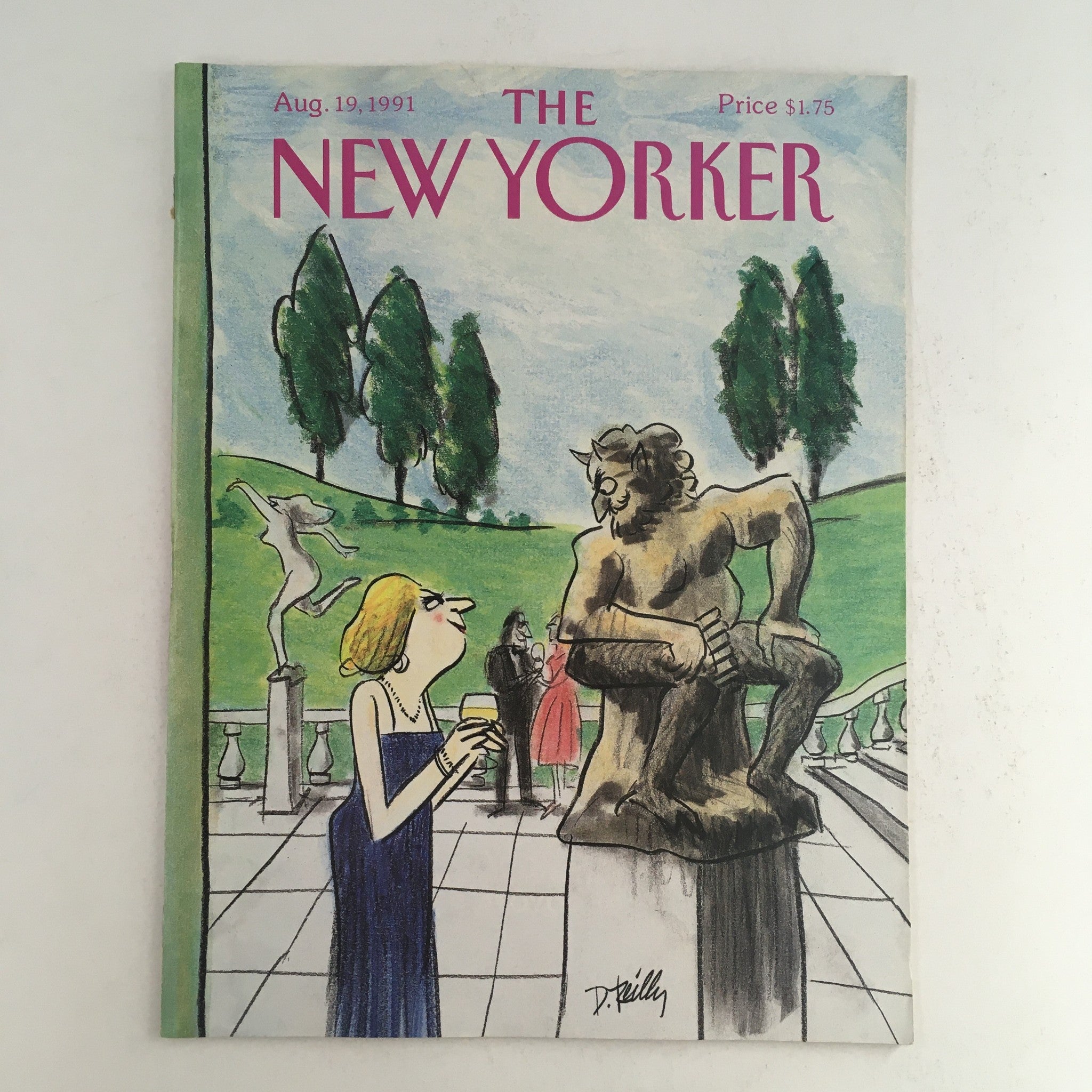 The New Yorker August 16 1991 Full Magazine Theme Cover by Donald Reilly