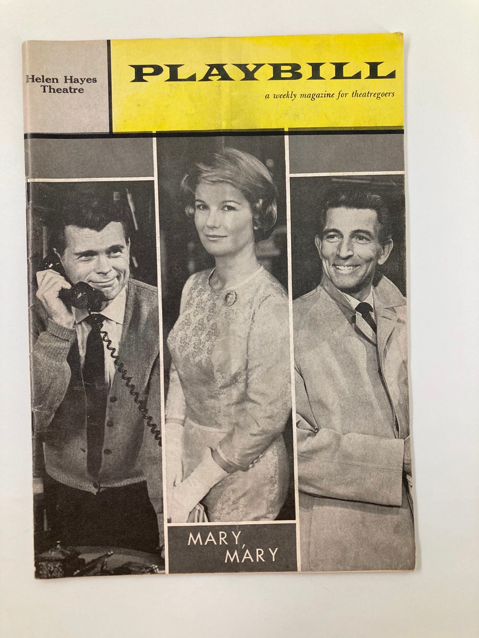 1961 Playbill Helen Hayes Theatre Mary, Mary Barbara Bel Geddes, Barry Nelson