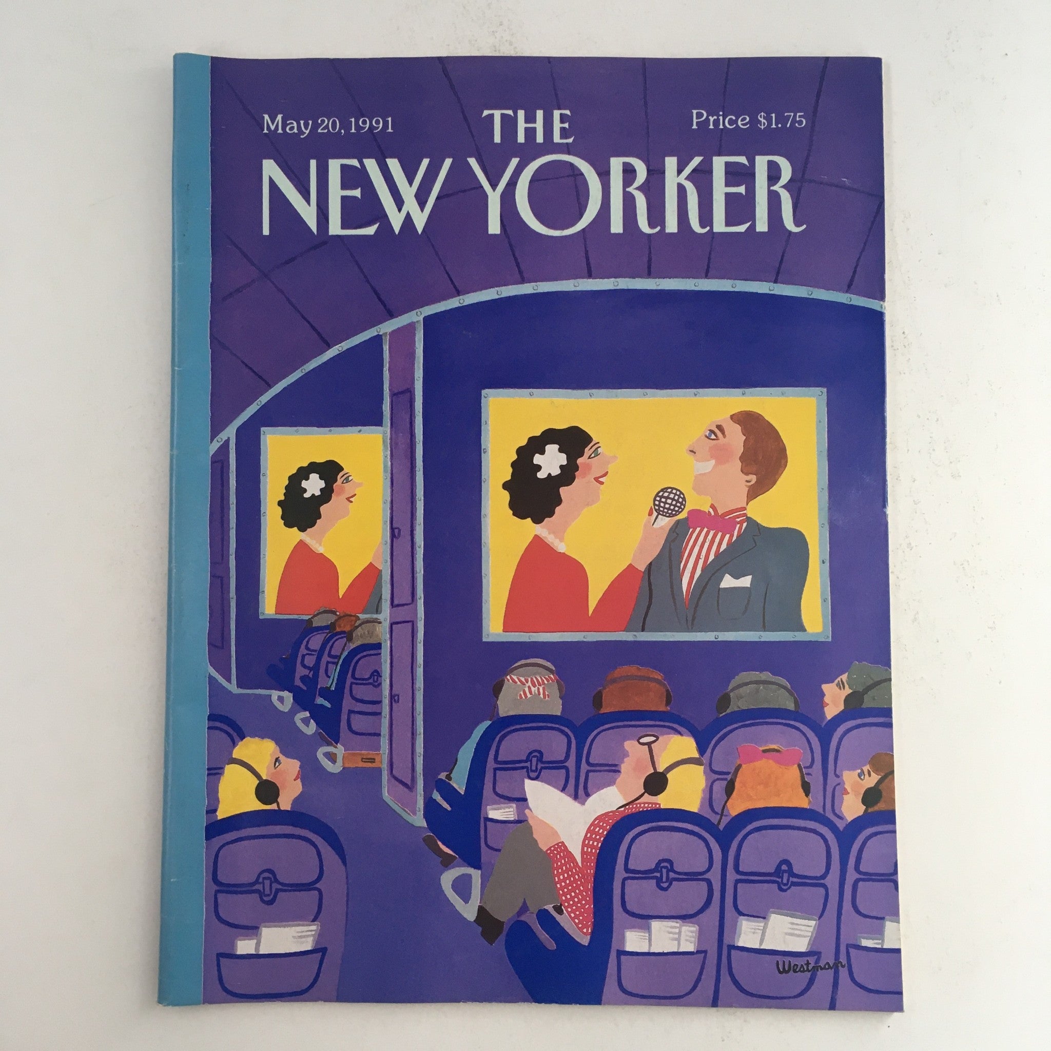 The New Yorker May 20 1991 Full Magazine Theme Cover by Barbara Westman No Label