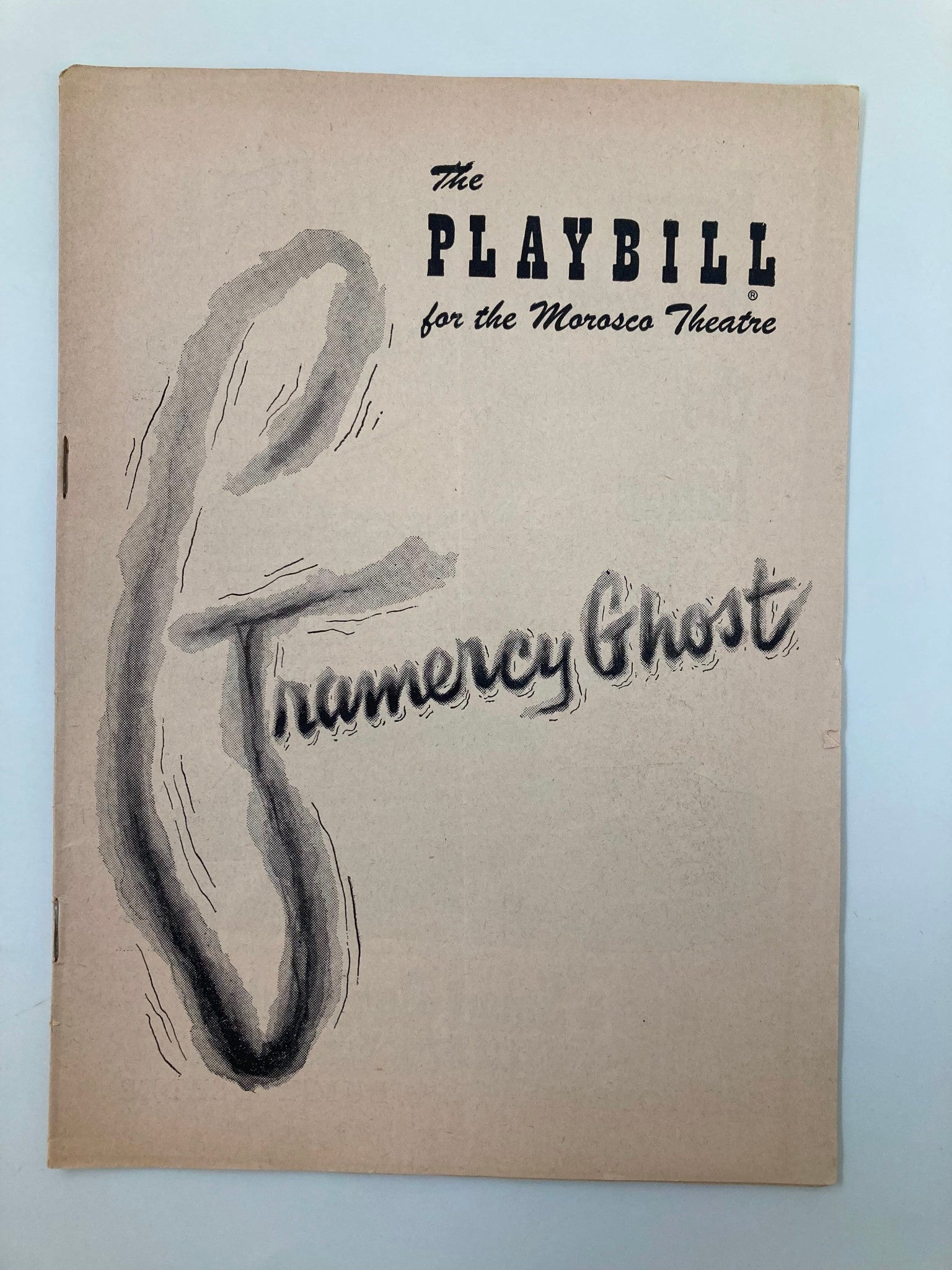 1951 Playbill Morosco Theatre Gramercy Ghost Sarah Churchill, Robert Sterling