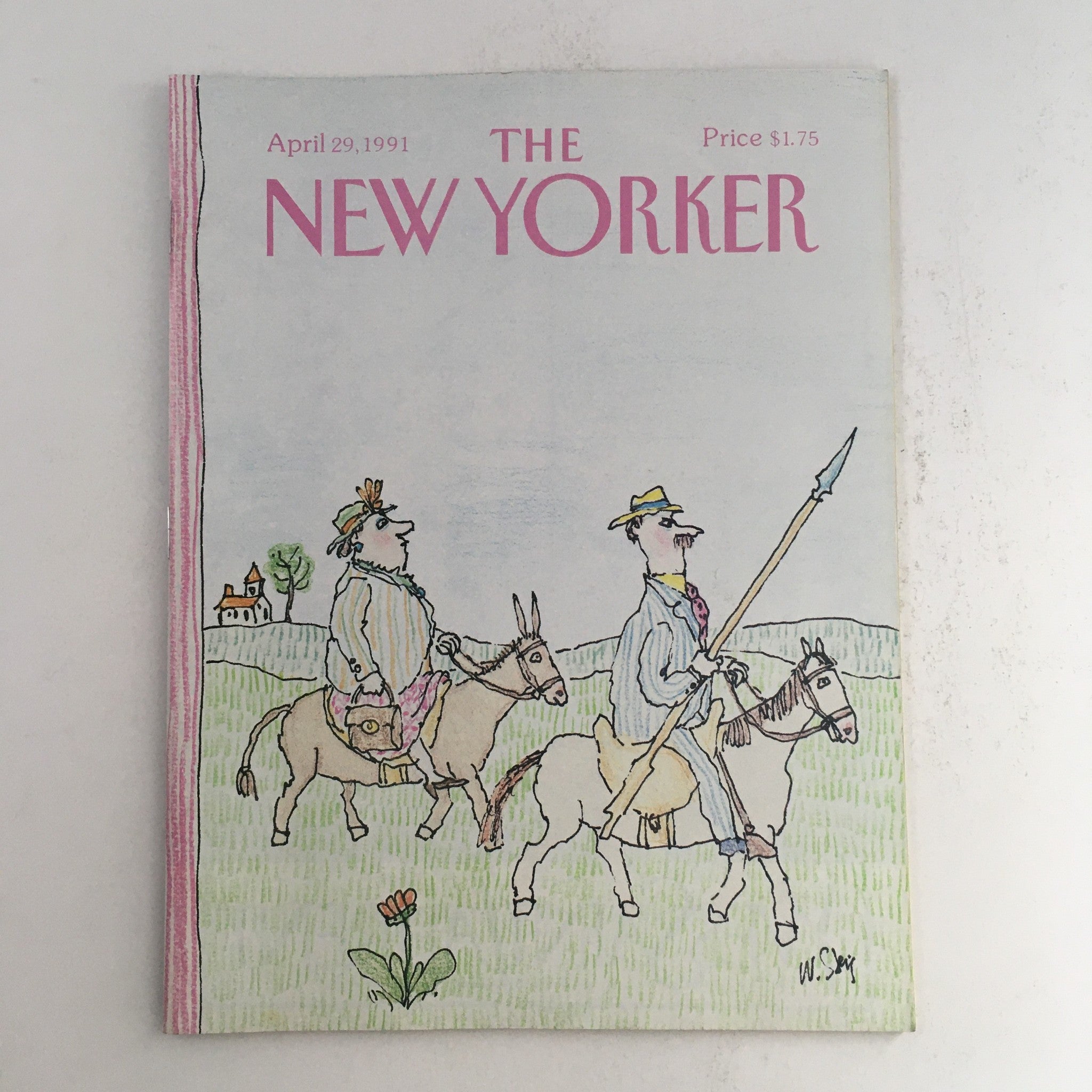 The New Yorker April 29 1991 Full Magazine Theme Cover by William Steig No Label