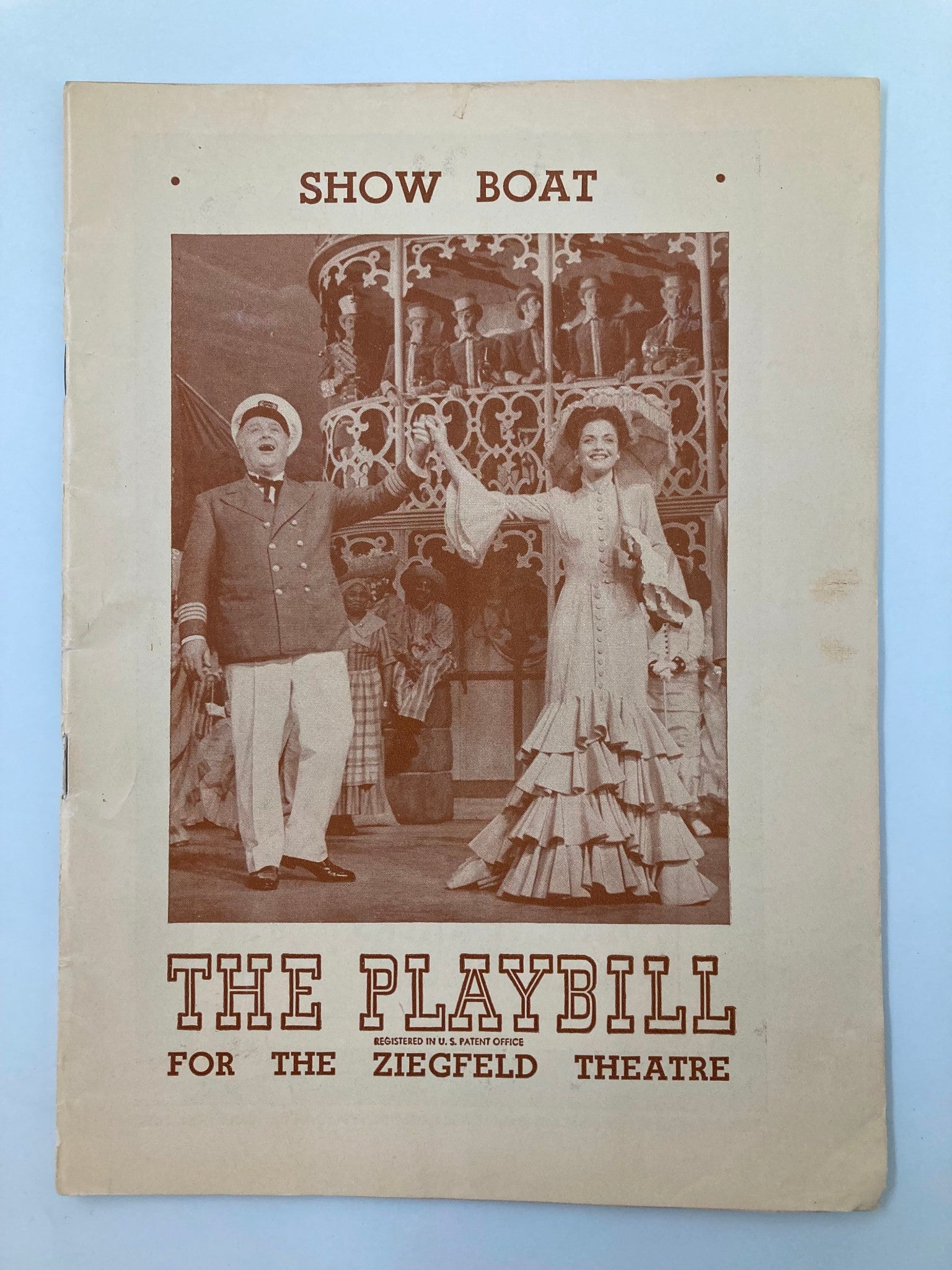 1946 Playbill The Ziegfeld Theatre Show Boat Scott Moore, Robert Allen