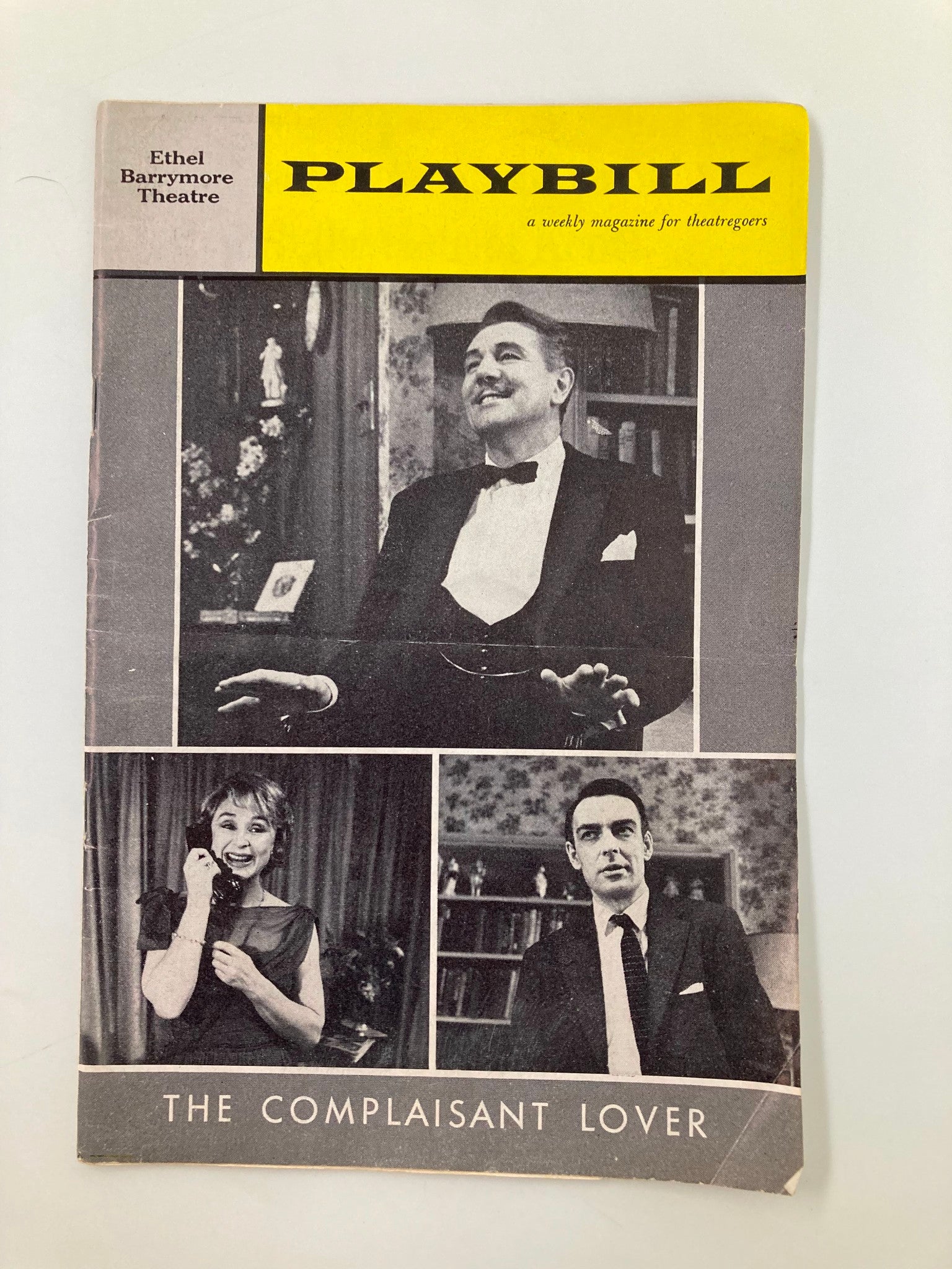 1961 Playbill Ethel Barrymore Theatre The Complaisant Lover Michael Redgrave