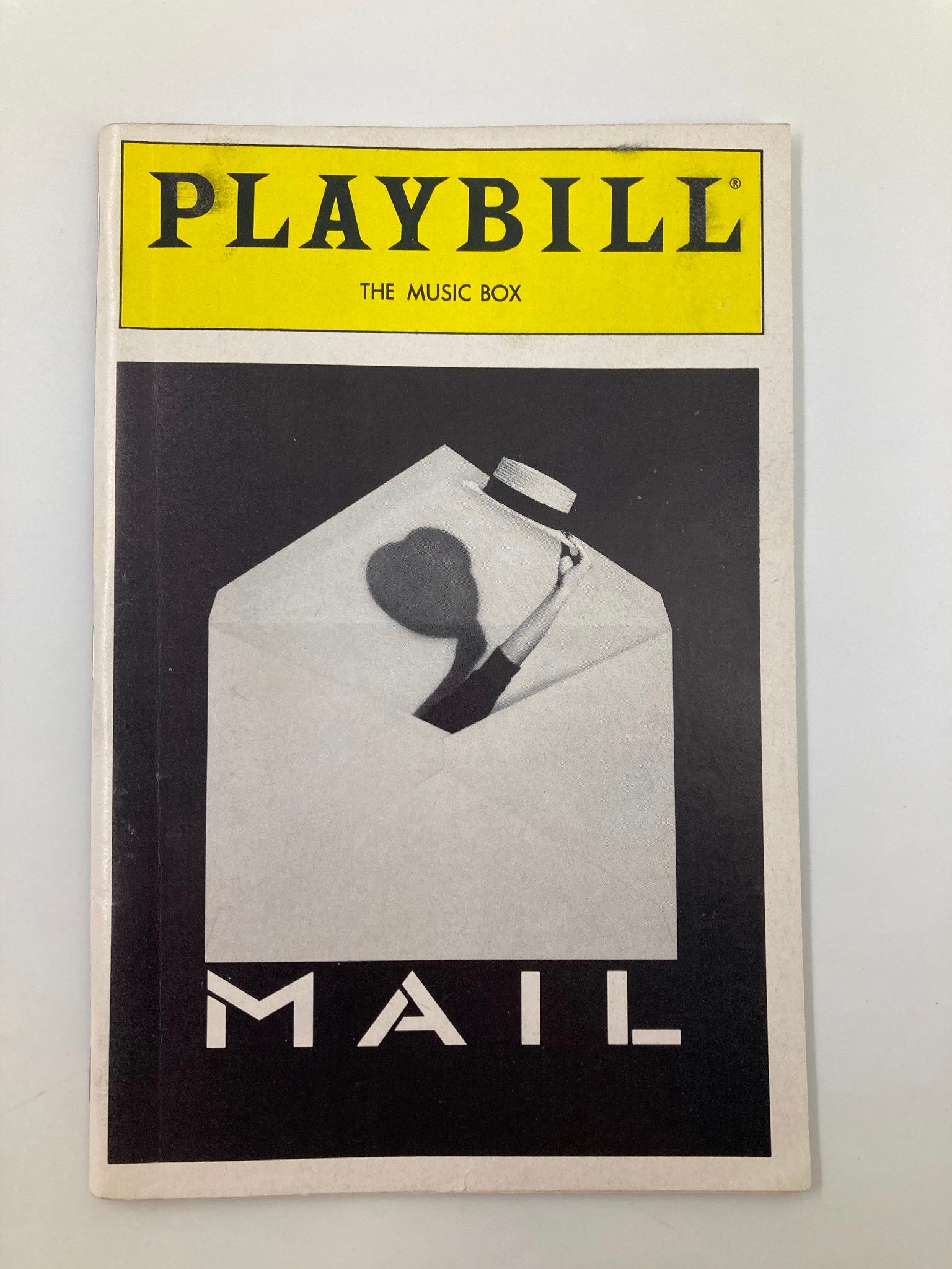 1988 Playbill The Music Box Mail A New Musical Michael Rupert, Antonia Ellis