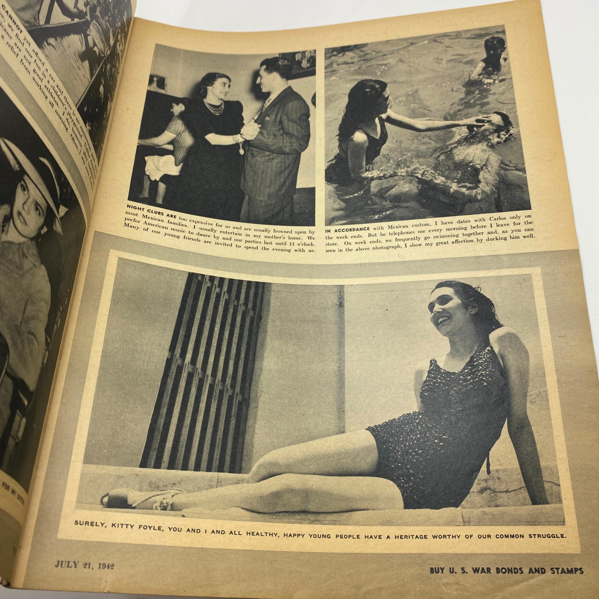 VTG Pic Magazine July 21 1942 Vol 12 No. 2 Maria Montez Cover No Label