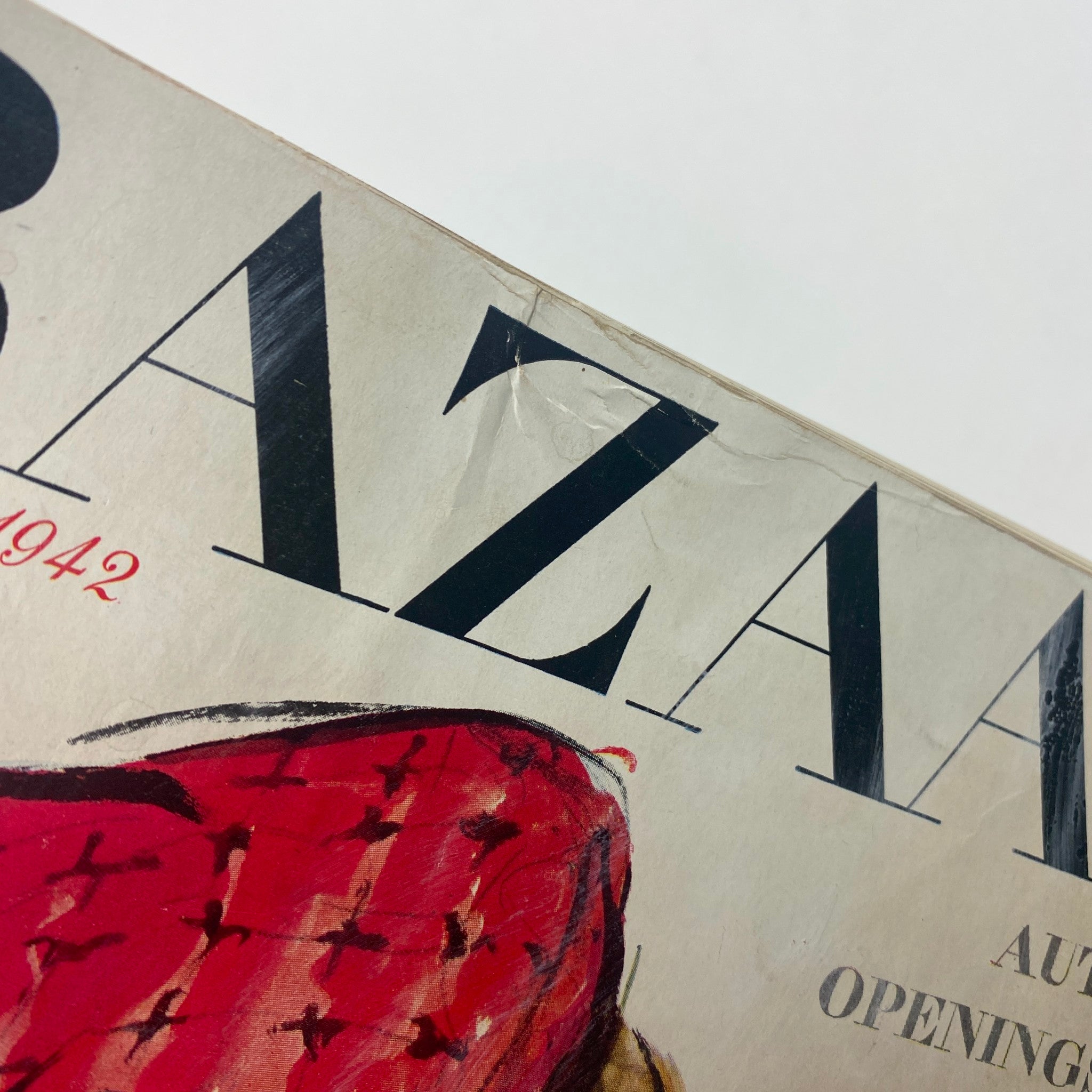 VTG Harper's Bazaar Magazine September 1942 Autumn Openings No Label