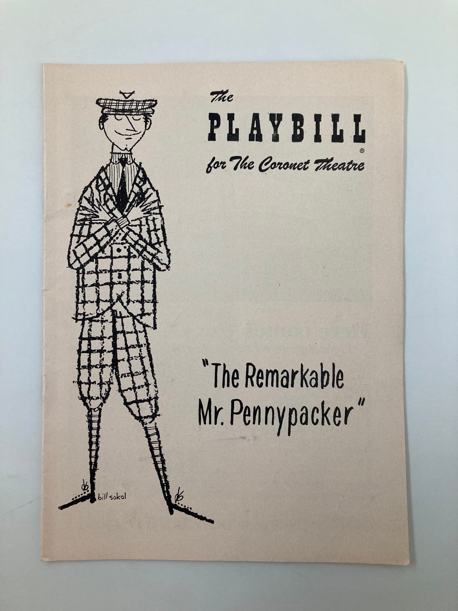 1954 Playbill Coronet Theatre The Remarkable Mr. Pennypacker Martha Scott