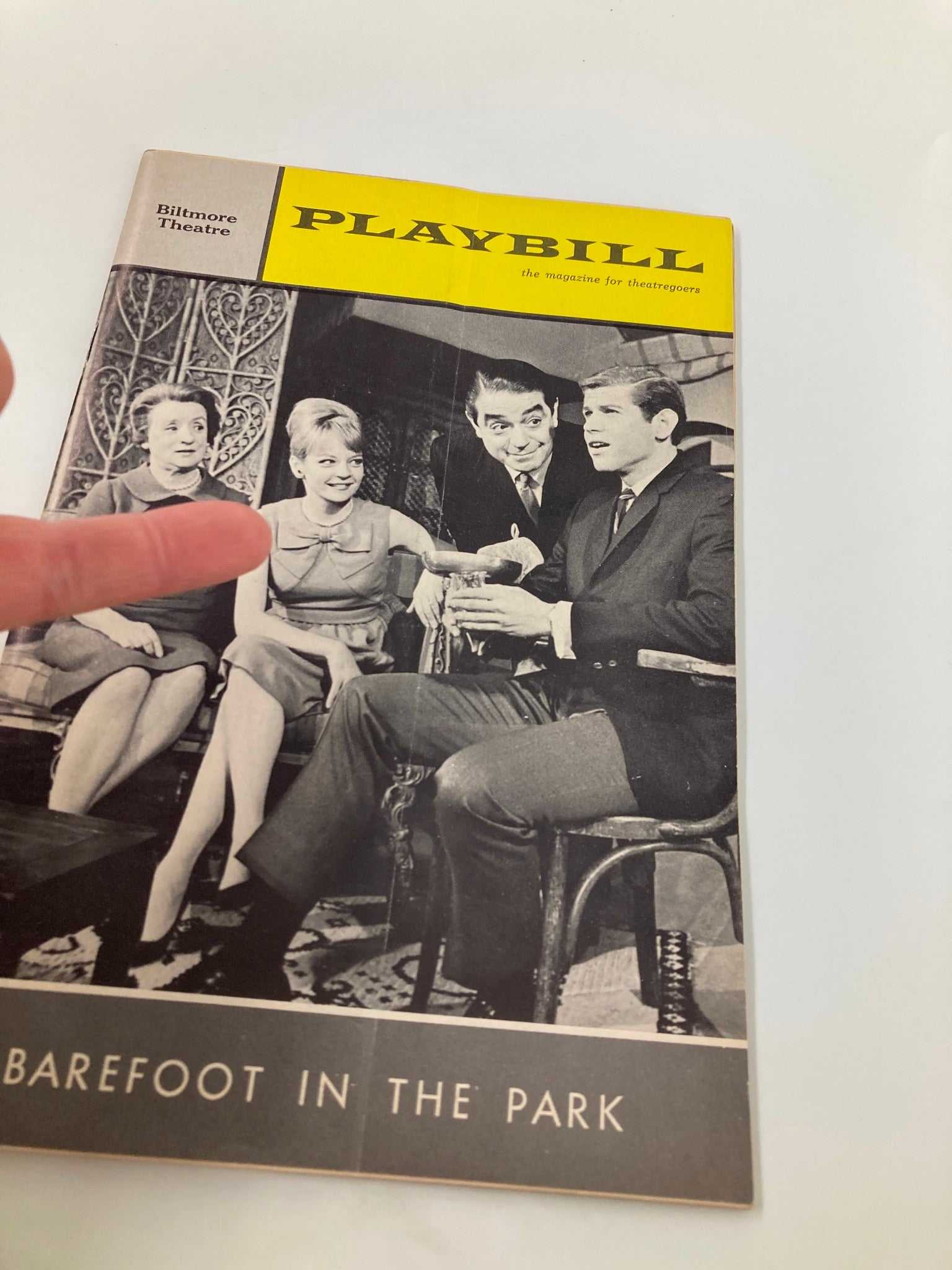 1965 Playbill Biltmore Theatre Barefoot In The Park Mildred Natwick Penny Fuller