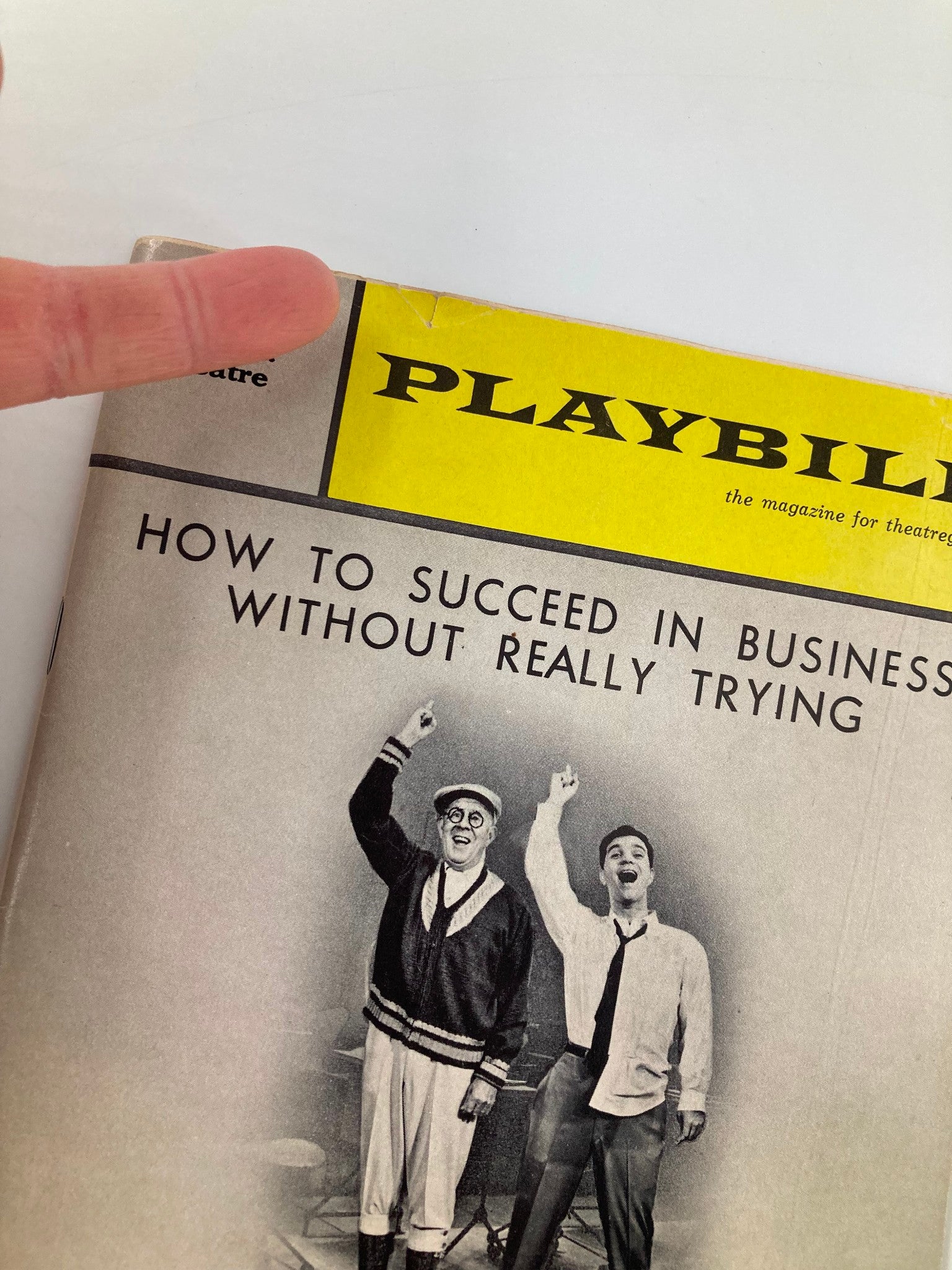 1964 Playbill 46th St Theatre How To Succeed In Business Without Really Trying