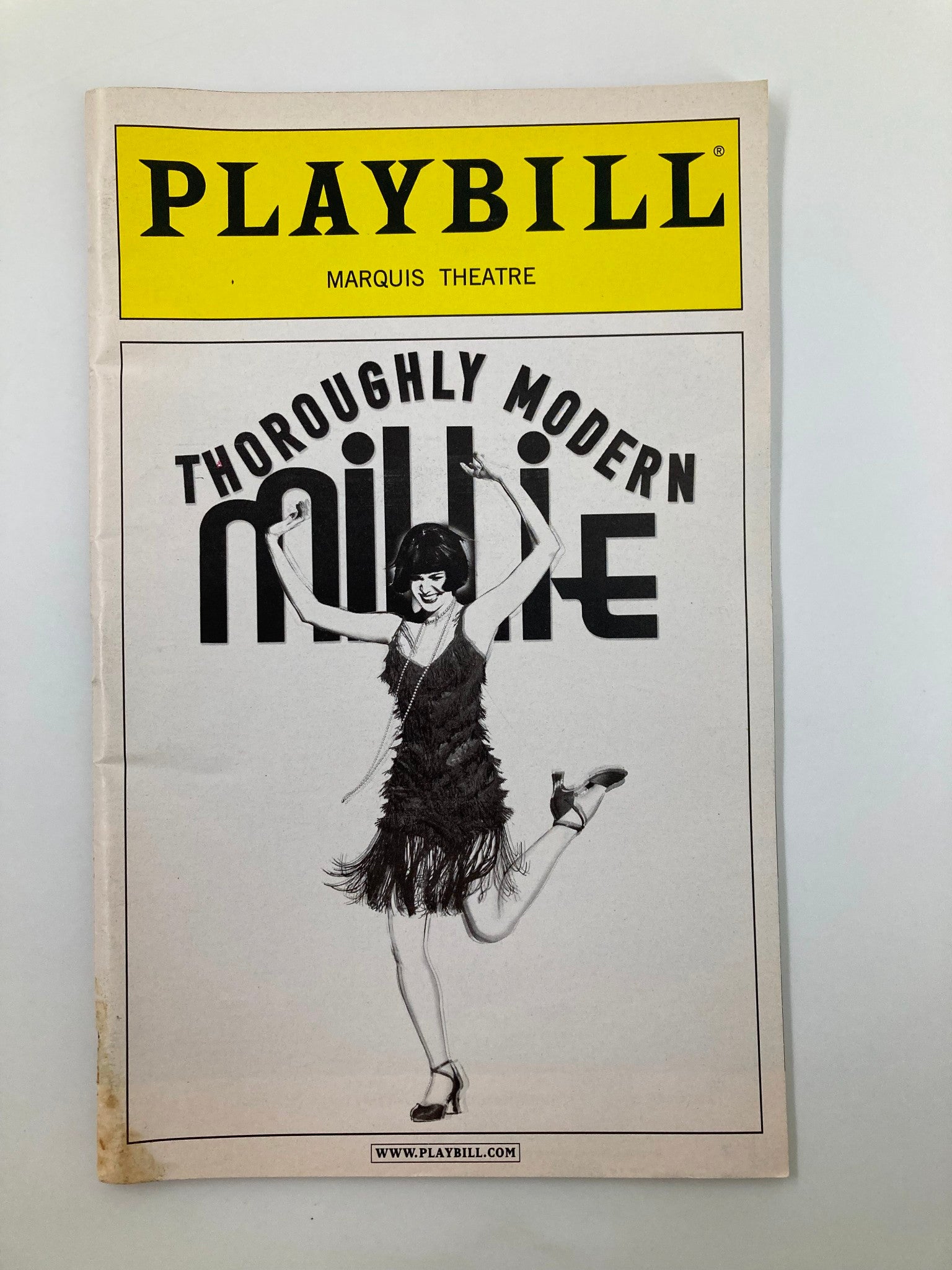 2002 Playbill Marquis Theatre Thoroughly Modern Millie Sherly Lee Ralph