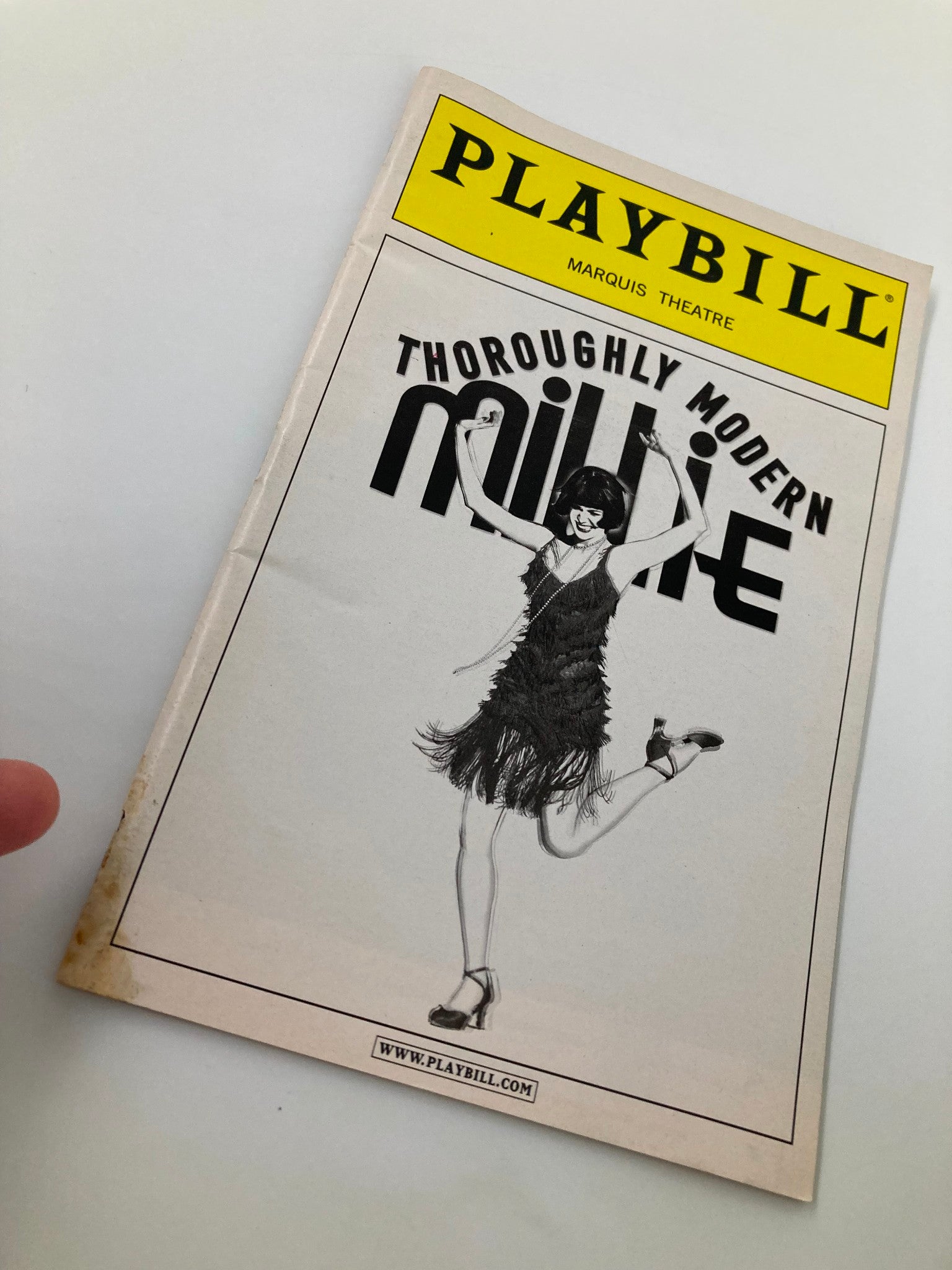 2002 Playbill Marquis Theatre Thoroughly Modern Millie Sherly Lee Ralph