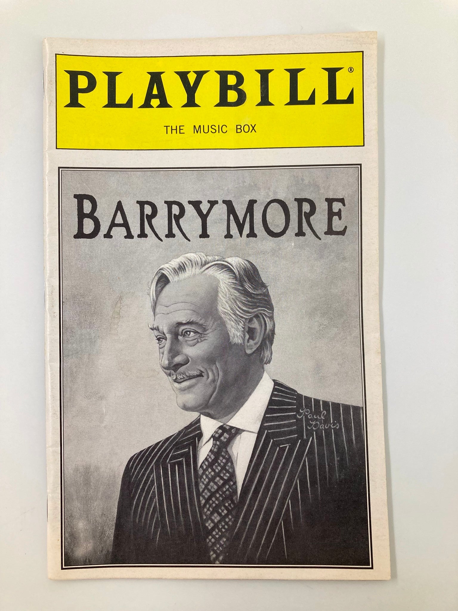 1997 Playbill The Music Box Barrymore A New Play Christopher Plummer