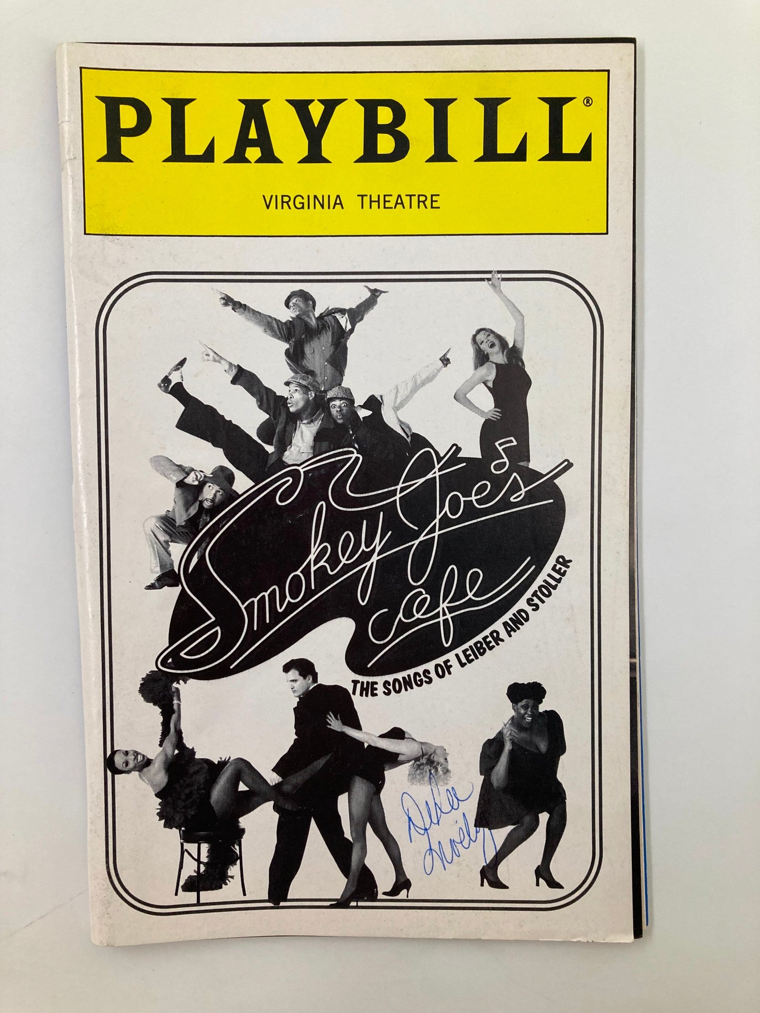 1996 Playbill Virginia Theatre Smokey Joe's Cafe The Songs of Leiber and Stoller