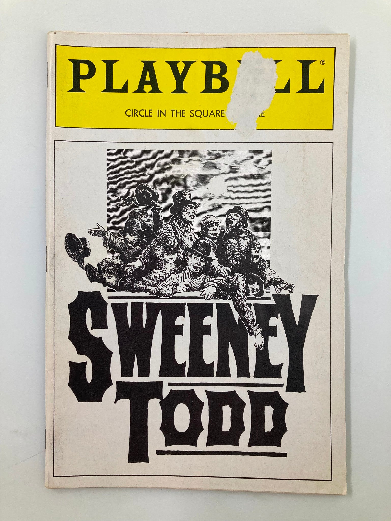 1989 Playbill Circle In The Square Theatre Sweeney Todd Bob Gunton, Beth Fowler